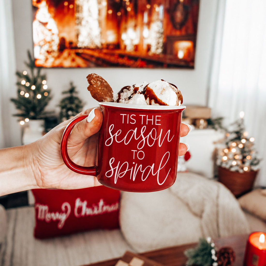 cozy Christmas morning coffee mug
Christmas tree coffee cup aesthetic
holiday mug with Christmas lights
Christmas cocoa mug with marshmallows
peppermint mocha Christmas mug
festive hot chocolate cup
Christmas movie night coffee mug
cozy sweater coffee mug
holiday blanket coffee aesthetic
winter morning coffee cup
wrapping presents coffee mug