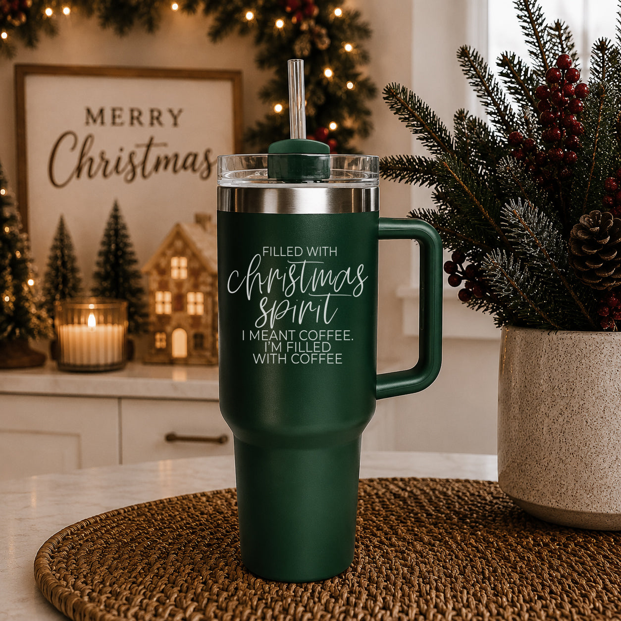 Christmas tumbler with straw
Christmas tumbler with handle
Christmas tumbler cups
Funny christmas tumbler
Best Christmas tumbler 
filled with Christmas spirit I meant coffee Im filled with coffee
Five star holiday tumbler - filled with Christmas spirit I meant coffee Im filled with coffee 40oz