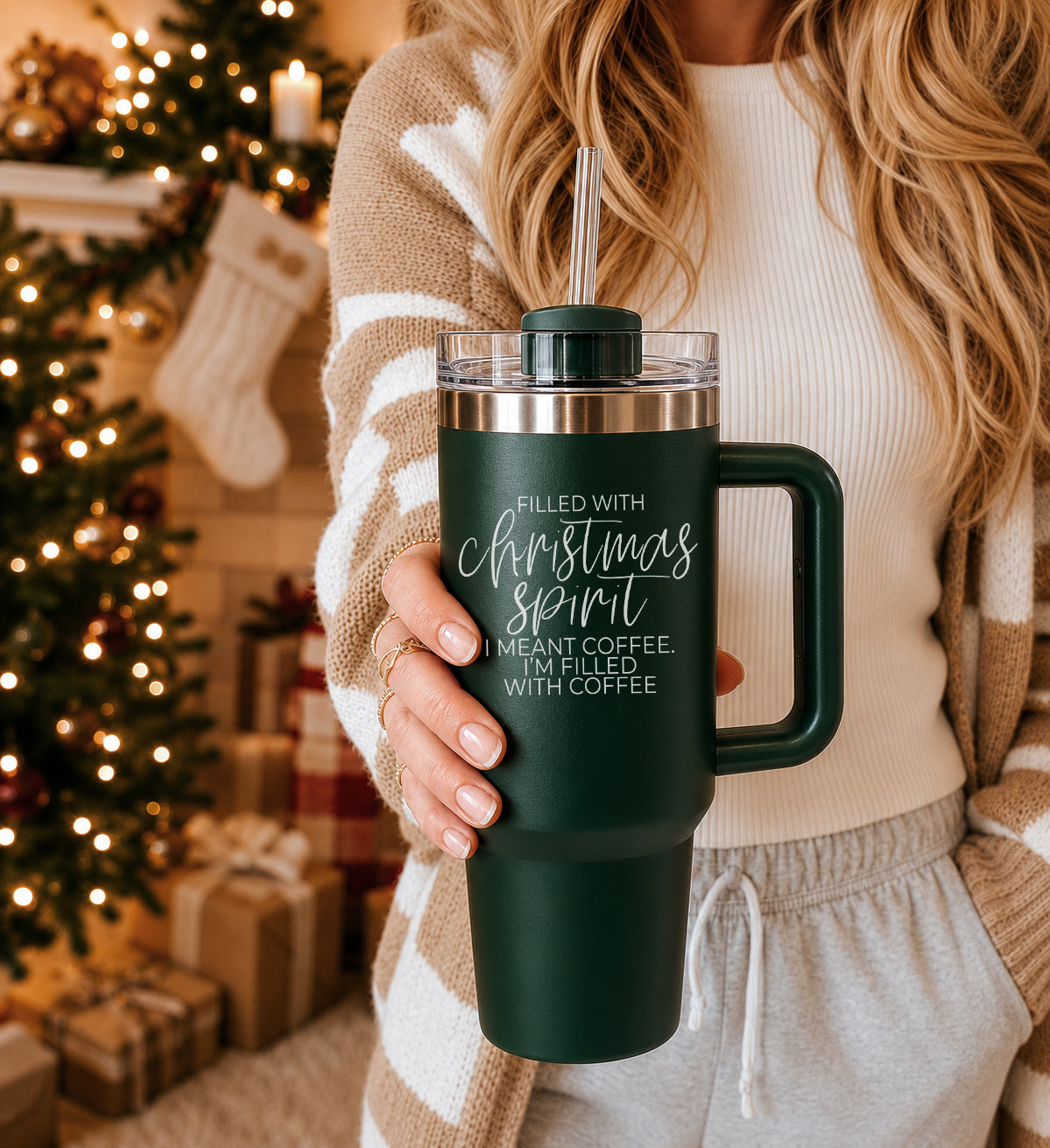 Holiday coffee humor tumbler - filled with Christmas spirit I meant coffee Im filled with coffee
Christmas wake up tumbler - filled with Christmas spirit I meant coffee Im filled with coffee 40oz
Holiday morning routine tumbler 
Christmas morning survival tumbler 40 oz Holiday
Travel coffee mug for mom