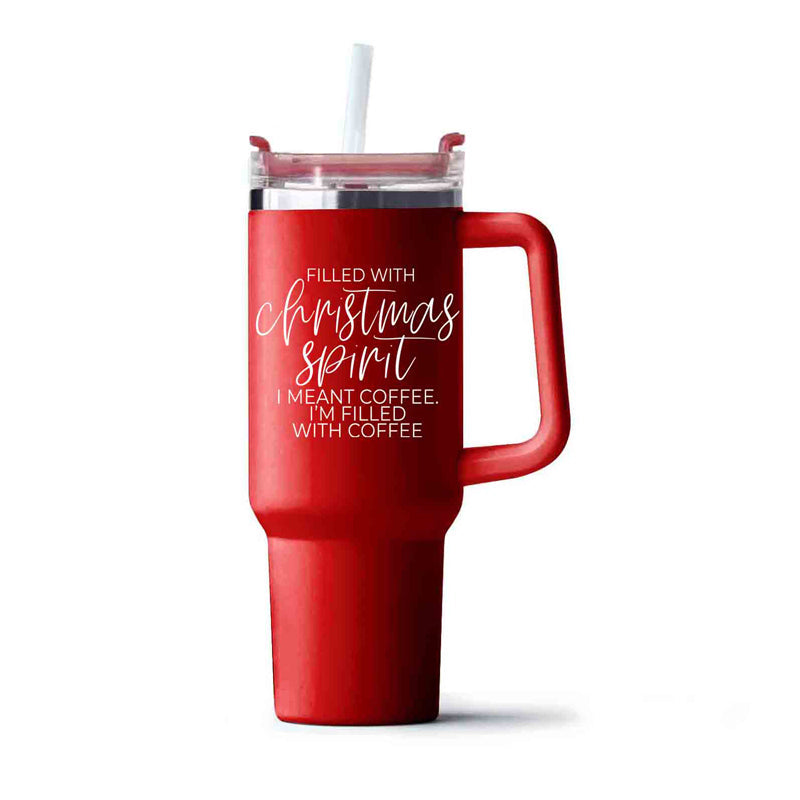 Holiday Drinkware funny, red christmas tumblers