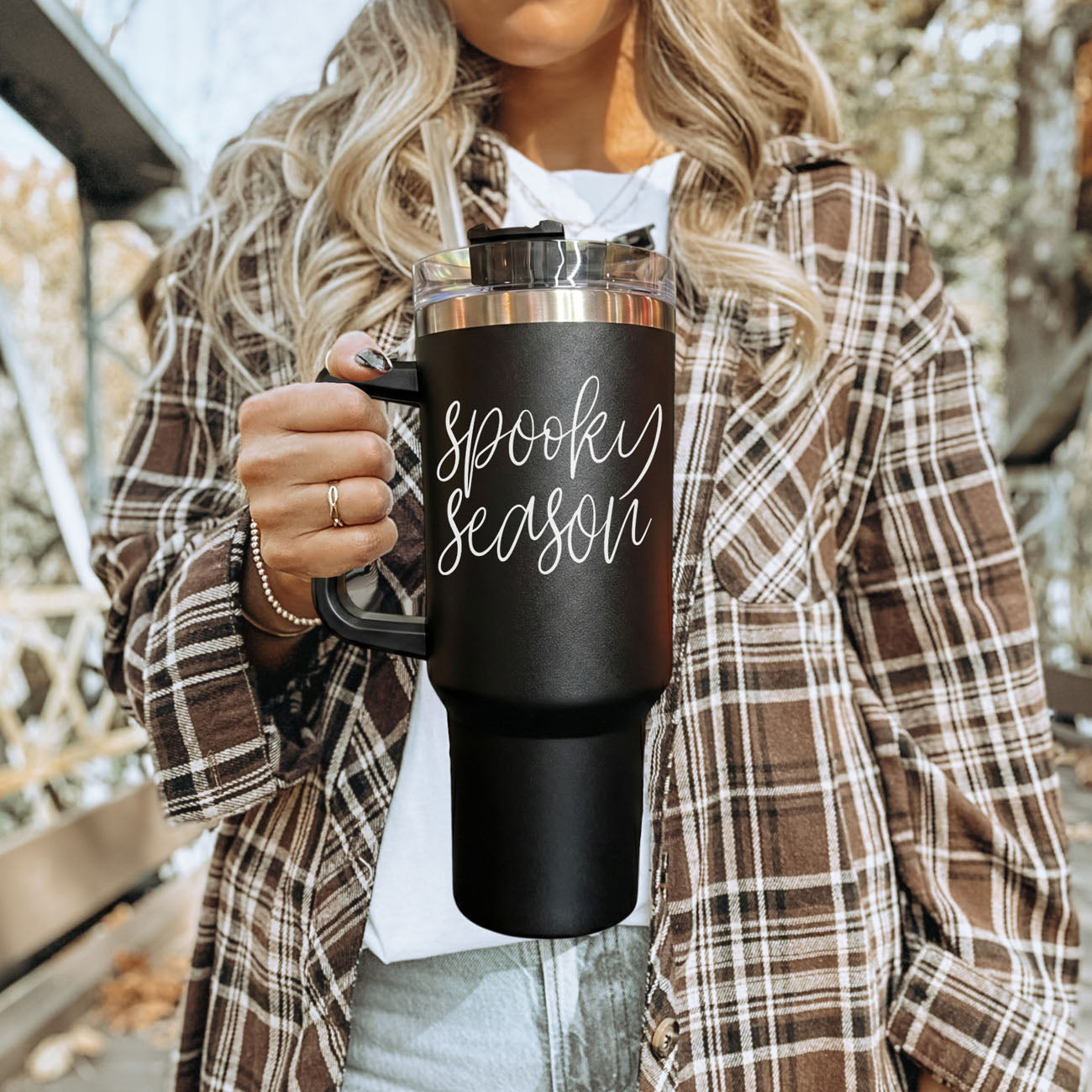 cozy spooky season drinkware
black coffee tumbler for moms
spooky season tumbler for teachers
minimal black spooky aesthetic cup
black halloween hydration cup
spooky season tumbler for coffee addicts
minimal spooky quote tumbler
black halloween tumbler for work
cozy spooky coffee aesthetic
black spooky season travel tumbler