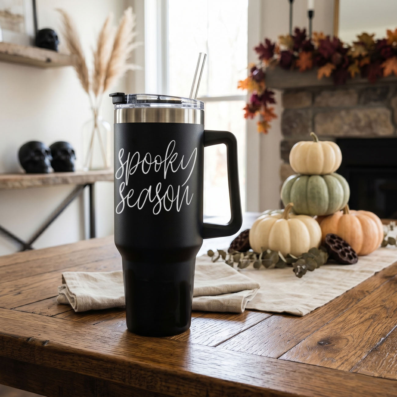 spooky season black tumbler
black halloween tumbler with handle
spooky season coffee tumbler
minimal black halloween cup
40 oz spooky season tumbler
black spooky coffee tumbler
minimalist halloween tumbler aesthetic
spooky season travel mug
black coffee tumbler aesthetic