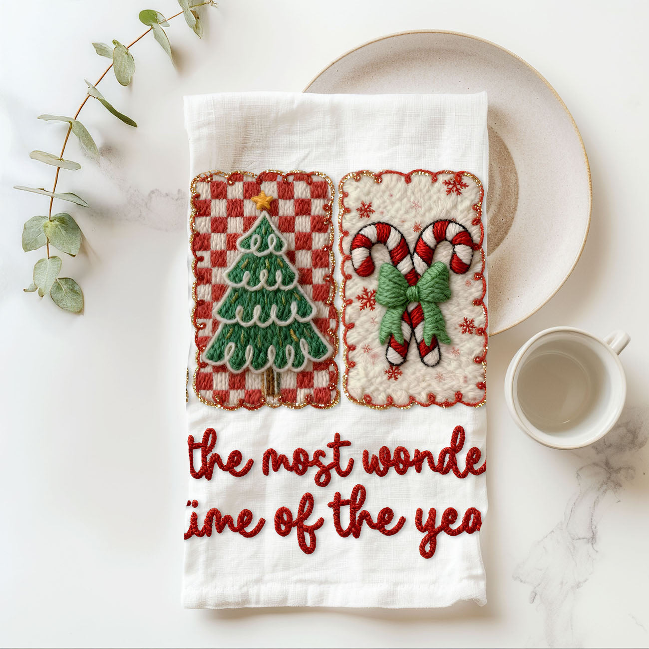 christmas kitchen towel lifestyle cozy holiday home
holiday towel styled with christmas decor crochet
kitchen towel hanging oven handle christmas crochet
christmas towel styled farmhouse kitchen decor
holiday kitchen towel lifestyle image christmas