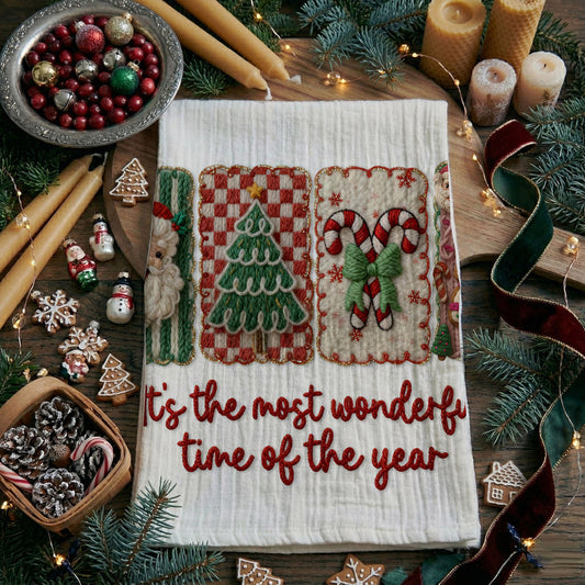 christmas kitchen towels crochet style vintage holiday
crochet christmas dish towel festive kitchen decor
holiday kitchen towel crochet look christmas design
vintage style christmas kitchen towel crochet pattern
flour sack christmas towel crochet aesthetic