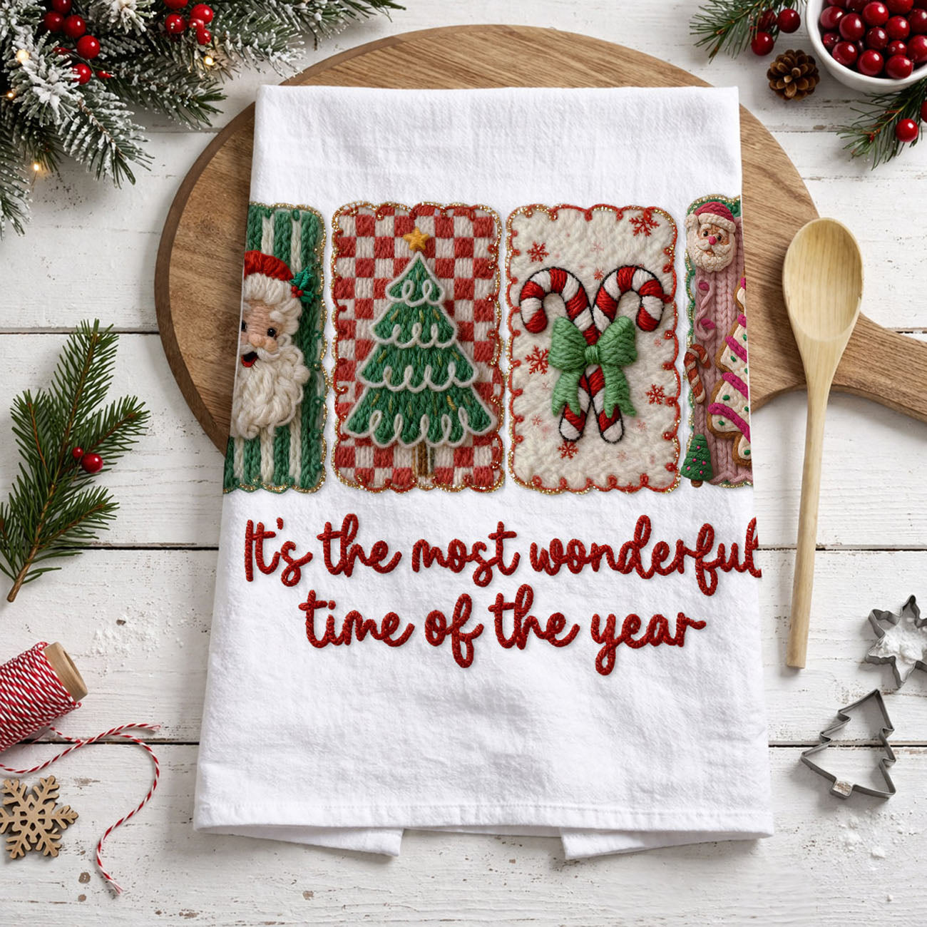 holiday quote dish towel christmas kitchen decor
festive saying kitchen towel cozy christmas decor
christmas typography kitchen towel holiday aesthetic
christmas lyric decor towel vintage style
holiday words kitchen towel cozy christmas vibe