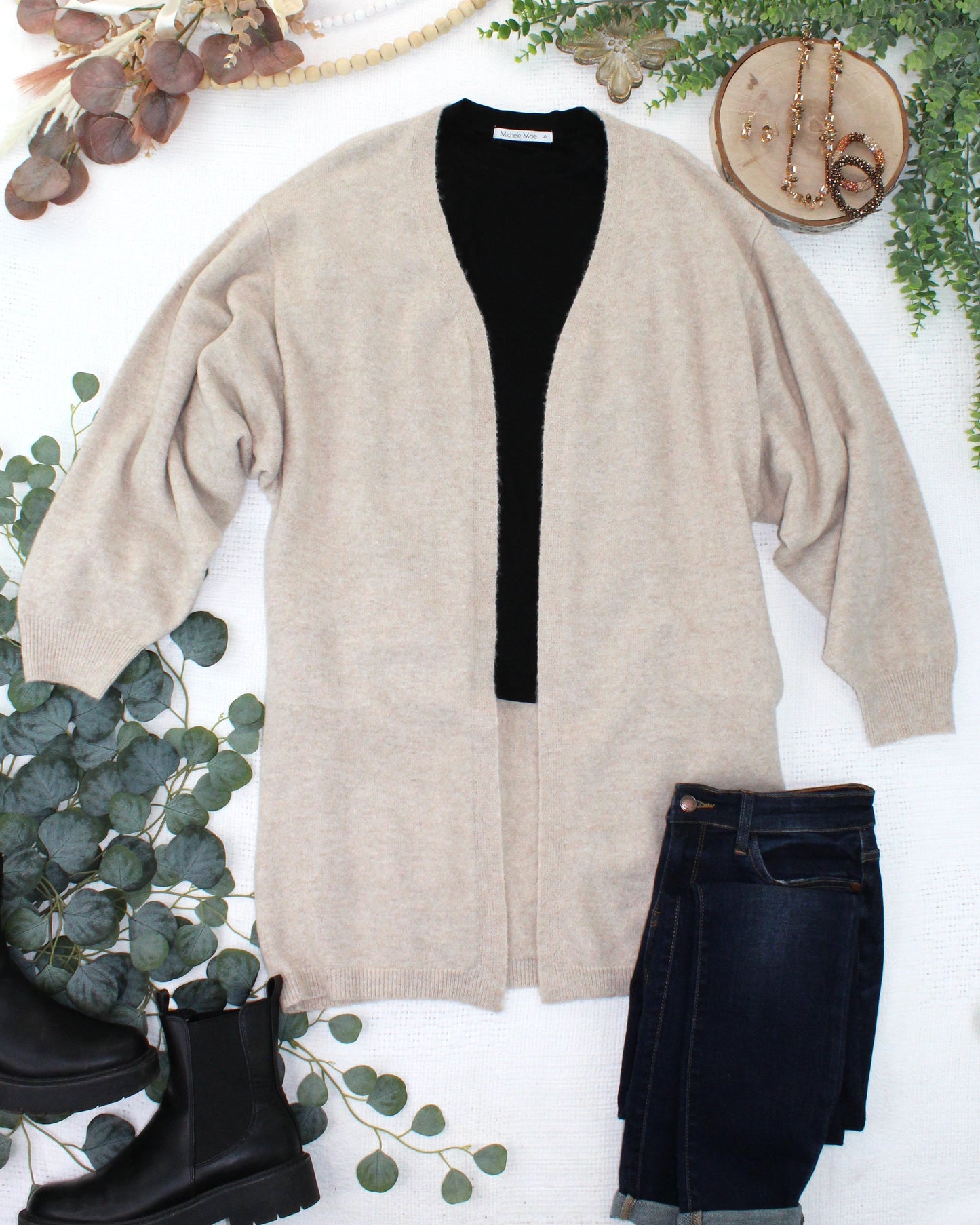 IN STOCK Cozy Cardigan - Tan