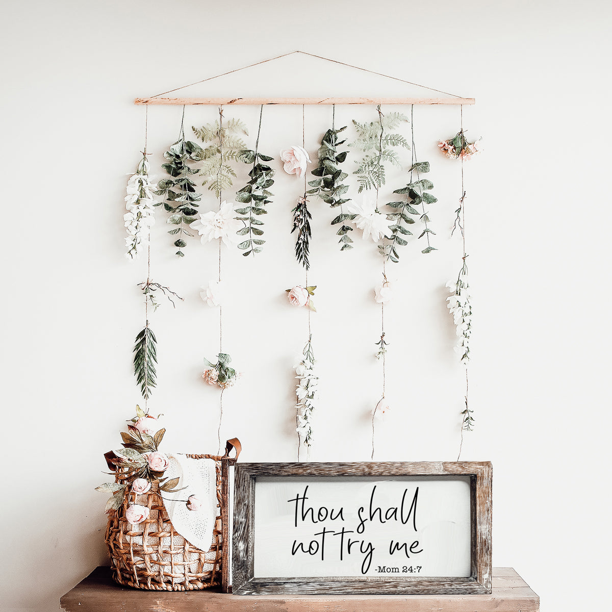 Funny home decor signs for moms farmhouse style