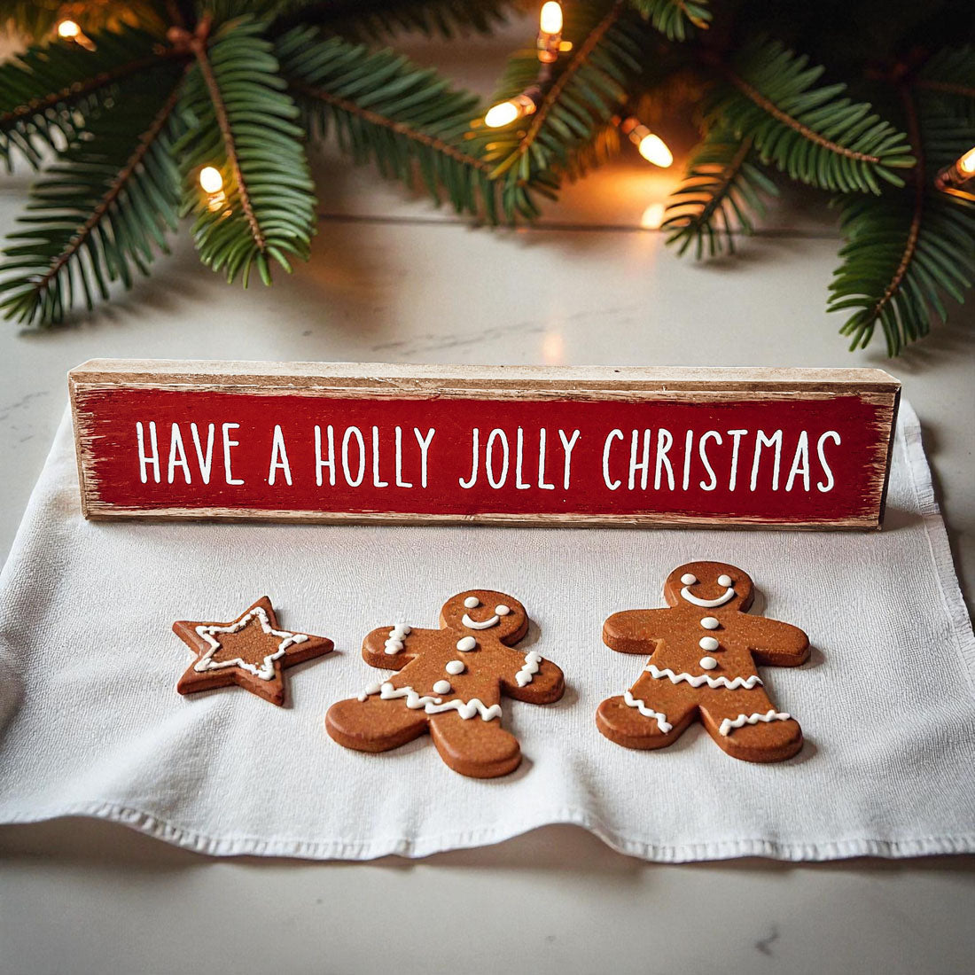Holly Jolly Sitter Sign