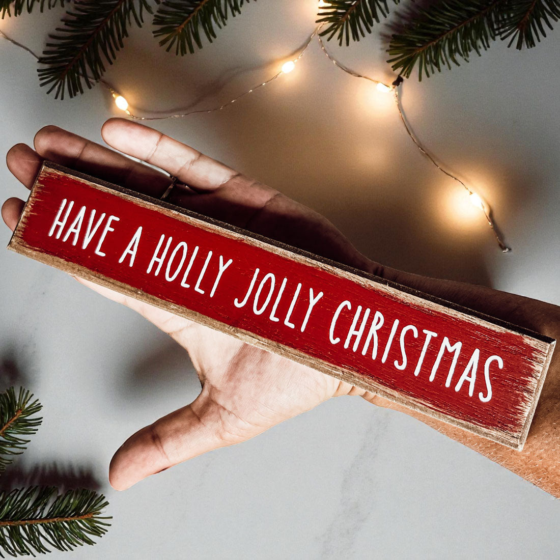 Holly Jolly Sitter Sign