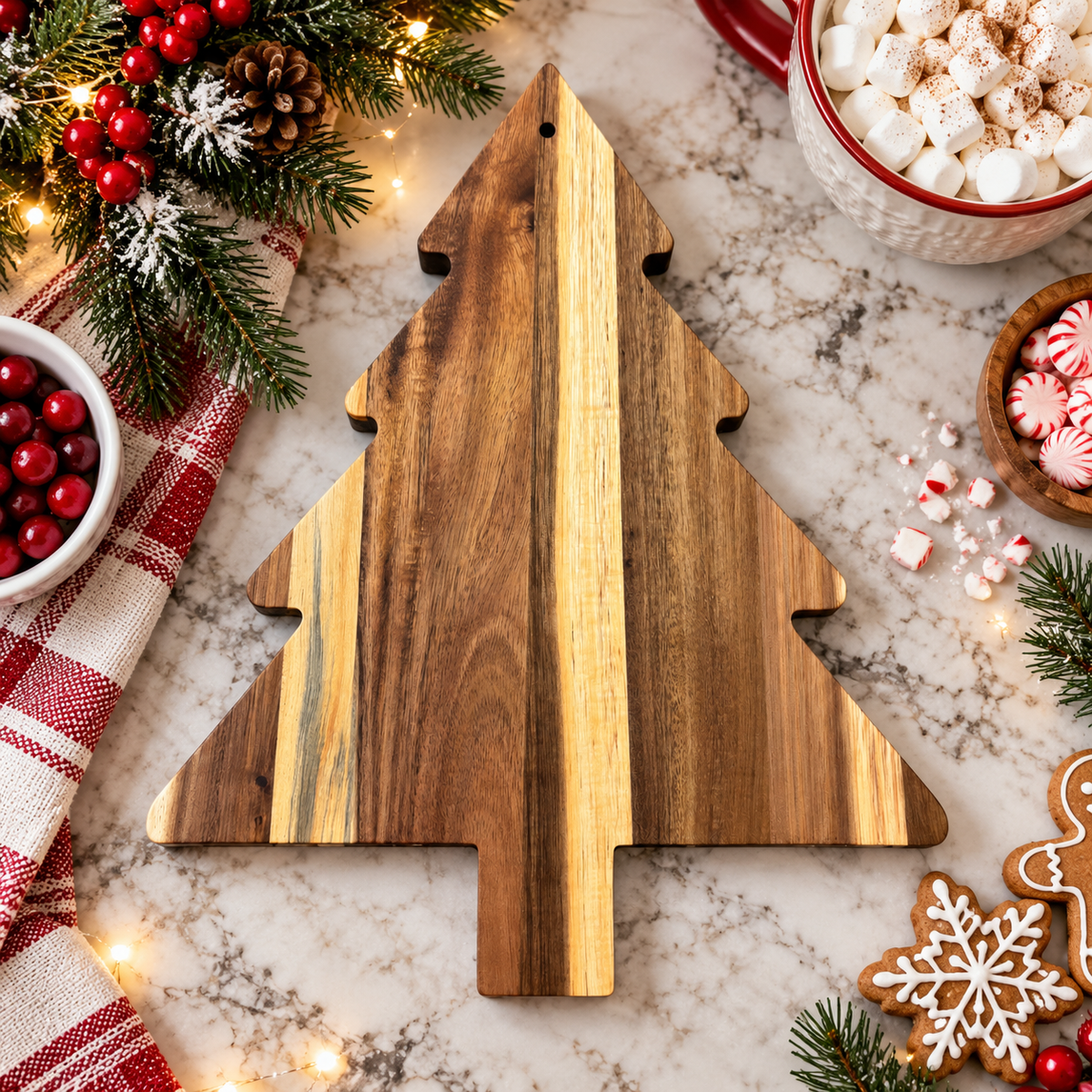 Christmas Tree Charcuterie Board, Wooden Holiday Serving Board, Christmas Cutting Board, Cheese & Appetizer Platter
cutting board, cheese board, appetizer board, or serving platter