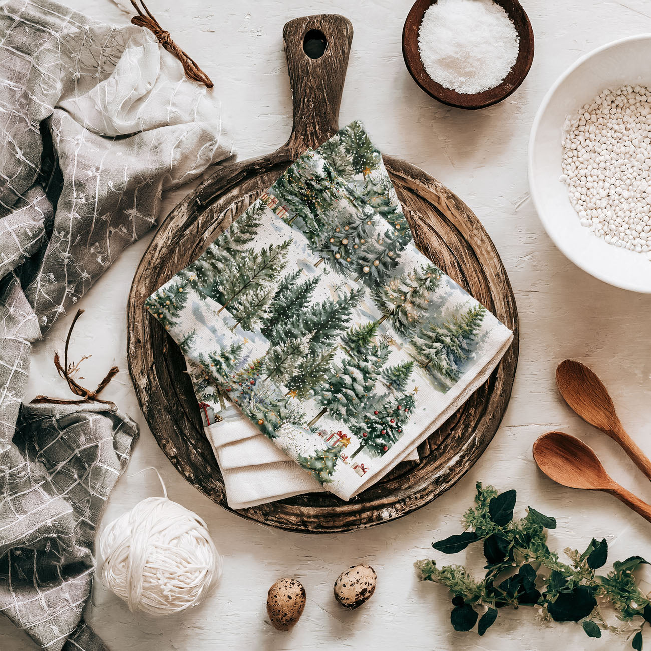cozy cabin vibes kitchen towel winter trees
warm cozy kitchen decor christmas forest towel
winter hygge home decor kitchen towel
cozy christmas aesthetic kitchen towel trees
calm minimalist christmas kitchen towel decor
