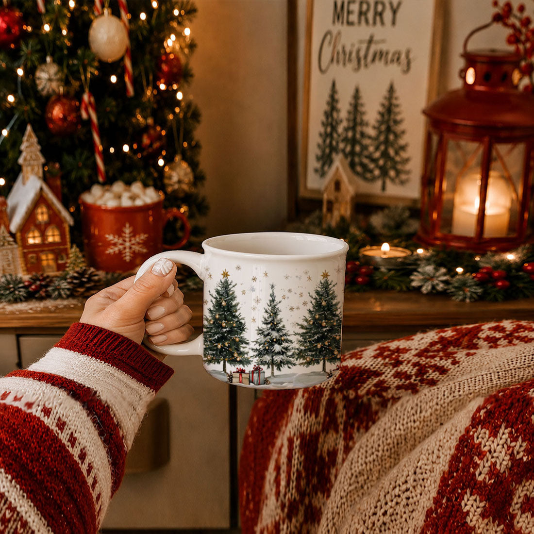Snowy evergreen coffee mug for Christmas
Christmas mug with winter magic design
Winter wonderland mug with sparkling stars
Holiday mug with snowflakes and evergreen trees
Christmas coffee mug with snowy holiday landscape
Christmas mug with tree trio design
Ceramic Christmas mug with winter wonderland trees
Festive mug with Christmas trees and snow
Winter scene mug for holiday coffee lovers
Snowy Christmas mug for cocoa by the fire
Christmas tree mug for peppermint mocha