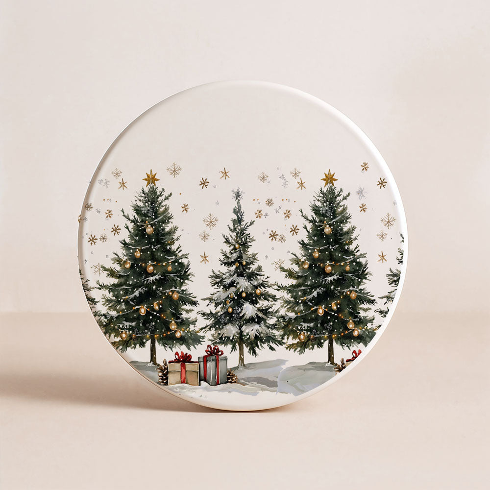 Small Christmas gift ideas under holiday decor
Unique Christmas gifts for home decor lovers
Holiday hostess gift ceramic Christmas coaster
Christmas party favor ceramic coaster idea
Christmas decor accessory designed for cozy winter moments
unique holiday gift for someone who loves decorating their home
beautiful Christmas coaster for creating a festive home aesthetic