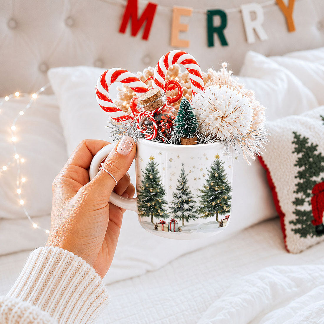 farmhouse style Christmas mug with evergreen pine trees
rustic winter coffee mug for cozy holiday home decor
ceramic Christmas mug for coffee tea and hot chocolate lovers
holiday coffee bar mug with snowy tree design
winter forest mug for cozy cabin Christmas decor
classic Christmas tree mug gift for women and coffee lovers
festive holiday drinkware for Christmas cocoa nights
neutral Christmas mug for farmhouse kitchen decorating