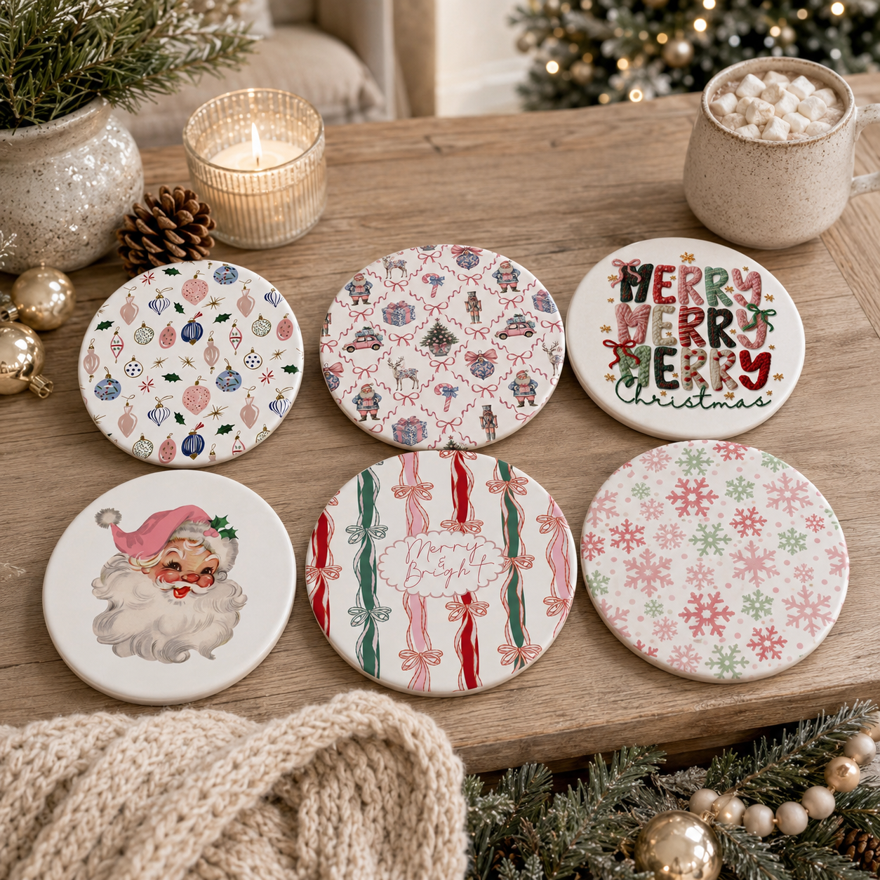 Christmas Coasters