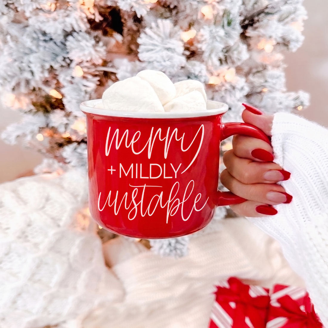 Merry + Mildly Unstable mug for men
Funny Christmas mug for men
Merry + Mildly Unstable mug for her
Funny Christmas mug gift for her
Merry + Mildly Unstable mug for him
Funny Christmas mug gift for him
Merry + Mildly Unstable mug for mom
Funny Christmas mug for moms
Christmas mug for moms with holiday attitude
Merry + Mildly Unstable mug for hot mess moms
Funny Christmas mug for hot mess mom
Merry + Mildly Unstable mug for dad
Funny Christmas mug for dads