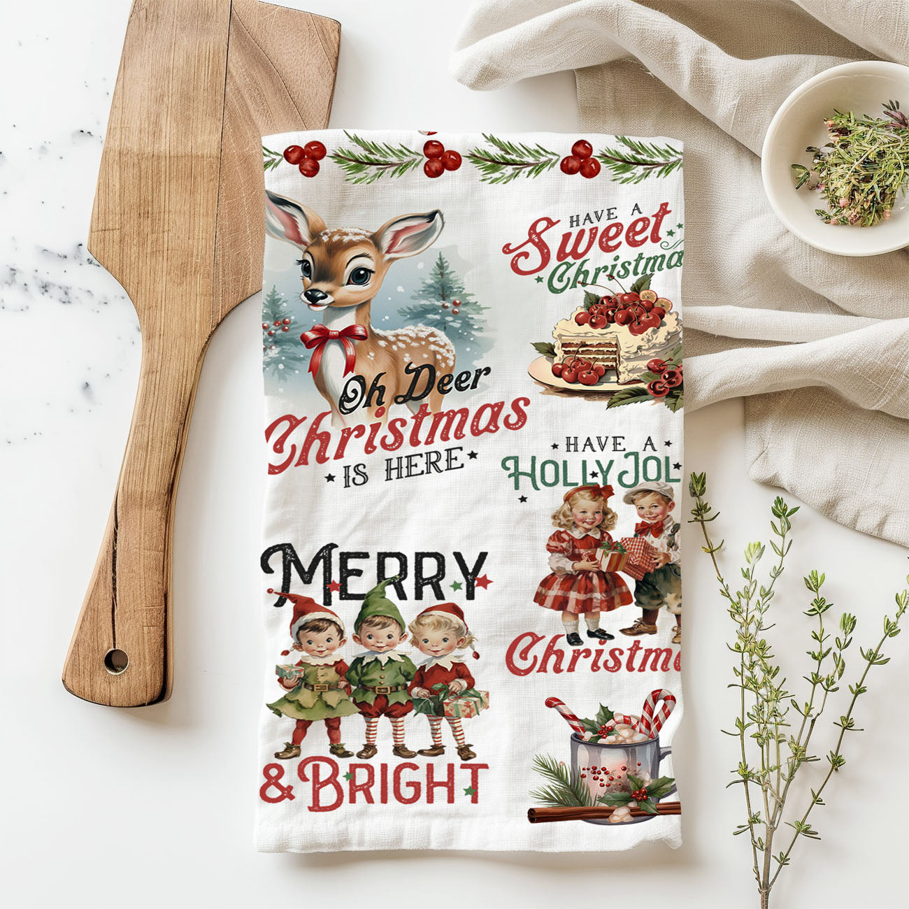 warm cozy christmas kitchen towel vintage holiday atmosphere
traditional christmas kitchen decor towel nostalgic holiday feeling
retro christmas towel cozy winter kitchen lifestyle decor
vintage christmas morning aesthetic kitchen towel holiday vibes
nostalgic baking season towel retro christmas kitchen decor
