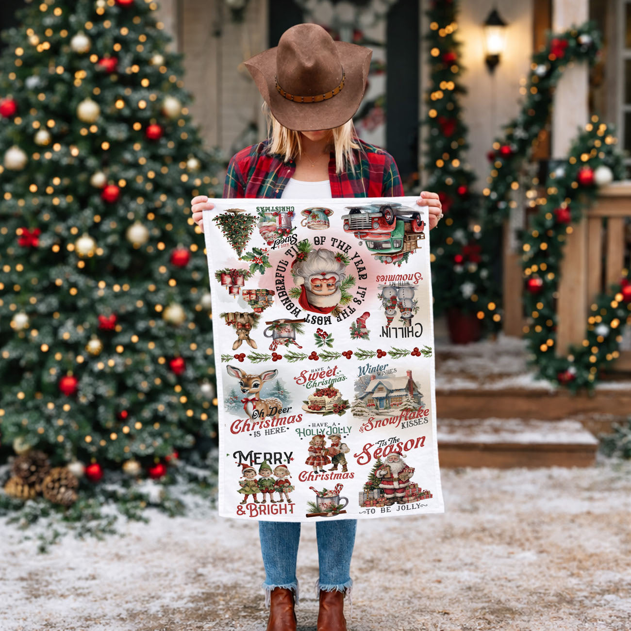 vintage holiday dish towel classic christmas decor farmhouse kitchen
nostalgic christmas towel retro holiday housewarming kitchen gift
farmhouse style vintage christmas kitchen towel festive seasonal decor
vintage christmas illustration kitchen towel retro holiday artwork decor
nostalgic christmas scene dish towel classic holiday character design