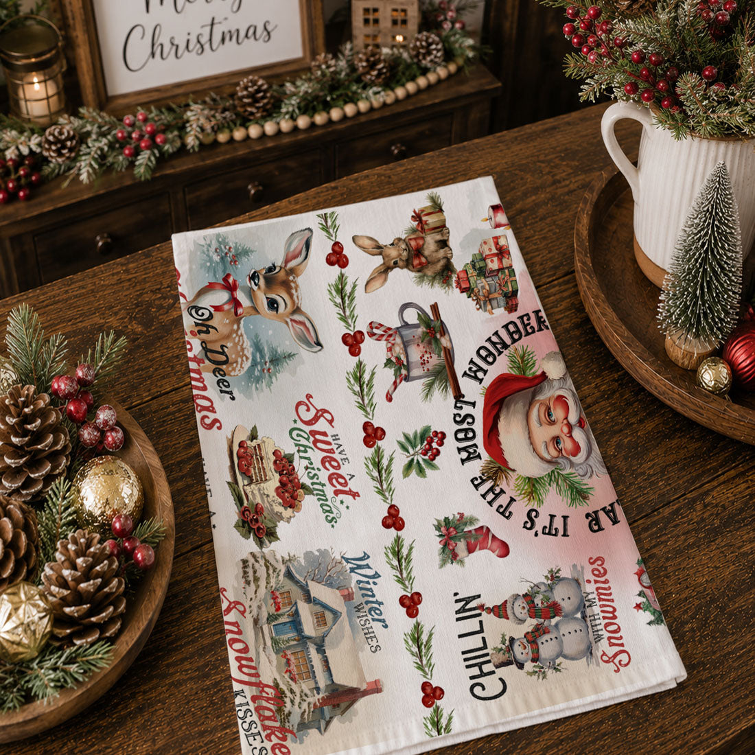 vintage holiday dish towel retail ready christmas decor item
nostalgic christmas kitchen towel giftable holiday home accessory
farmhouse vintage christmas towel wholesale holiday decor item
cozy christmas morning kitchen towel vintage holiday vibe decor
nostalgic holiday baking kitchen towel retro christmas feel
nostalgic christmas kitchen towel reminds of childhood holidays
vintage christmas baking towel cozy nostalgic kitchen decor
retro holiday towel classic christmas morning kitchen vibe
