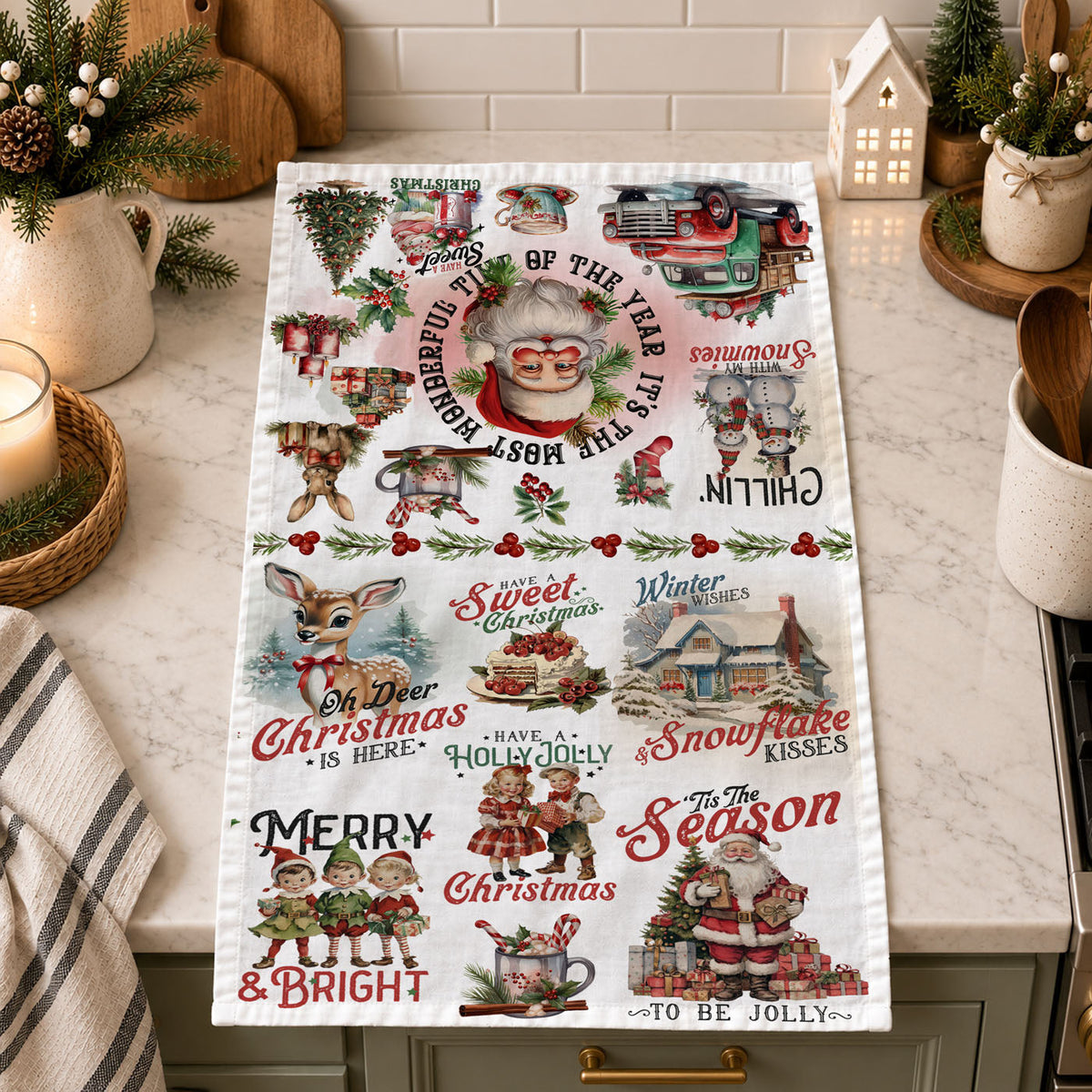 boutique vintage christmas kitchen towel curated holiday decor
small shop christmas towel retro holiday kitchen accessory
artisan style vintage christmas towel farmhouse boutique decor
curated christmas kitchen towel nostalgic holiday aesthetic
gift shop vintage christmas dish towel retro santa decor
specialty christmas towel boutique holiday home decor
vintage santa holiday towel nostalgic christmas kitchen
retro santa illustration dish towel farmhouse christmas decor