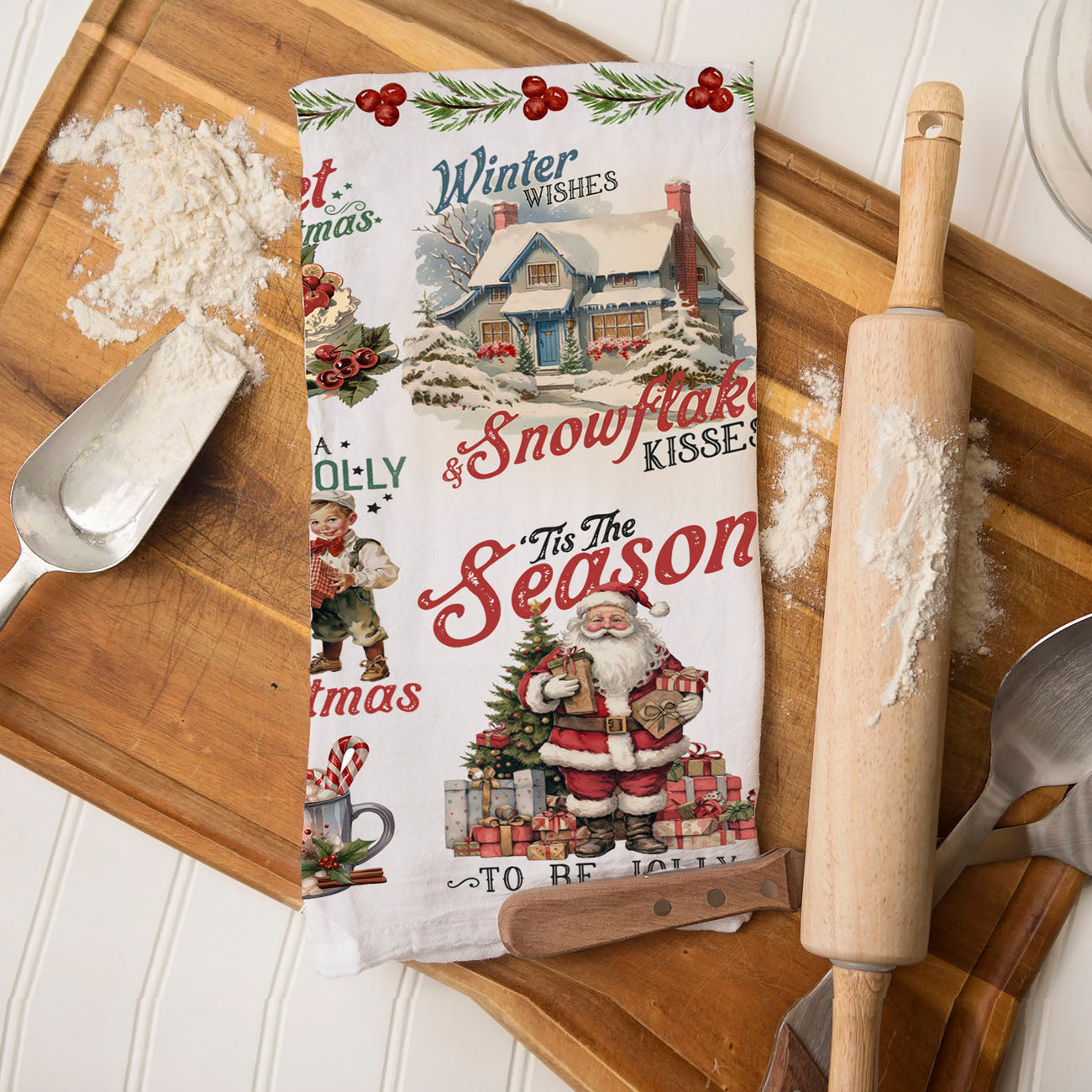 thoughtful vintage christmas kitchen towel gift for her
unique retro holiday towel meaningful christmas kitchen gift
nostalgic christmas dish towel perfect hostess gift idea
vintage christmas kitchen towel sentimental holiday gift
retro holiday towel gift for vintage decor lovers