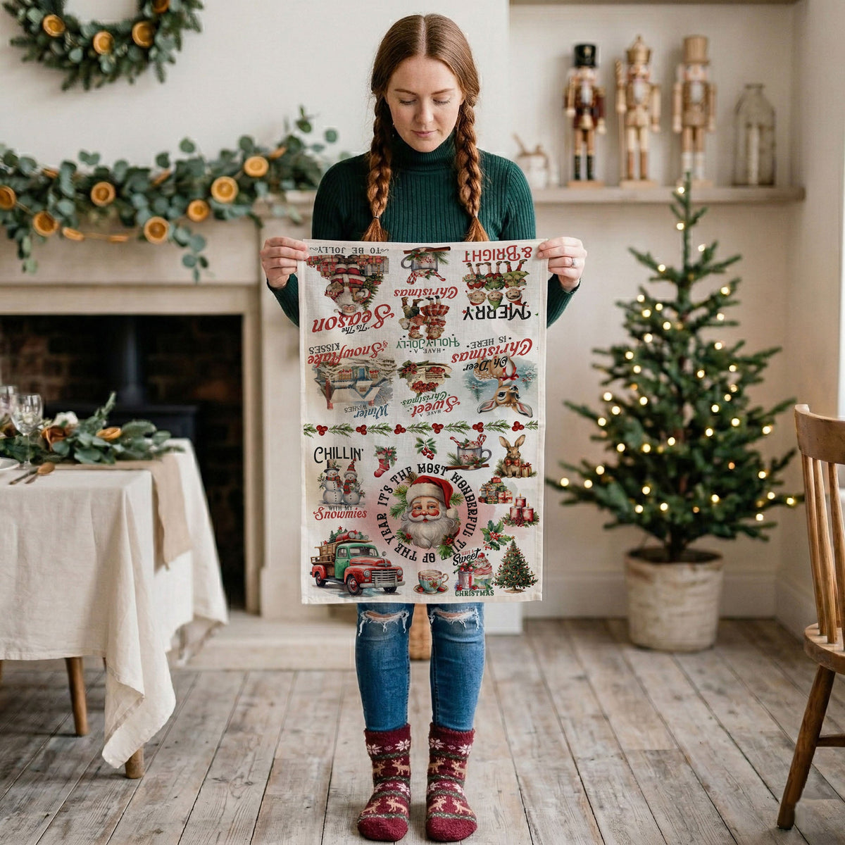 vintage holiday towel for seasonal product photography
farmhouse christmas towel lifestyle kitchen content prop
retro christmas kitchen towel holiday aesthetic photo styling
vintage santa farmhouse kitchen towel retro christmas decor aesthetic
old world christmas kitchen towel nostalgic holiday farmhouse charm
nostalgic christmas towel retro santa farmhouse holiday decor
classic christmas kitchen towel vintage aesthetic holiday styling
retro farmhouse christmas towel nostalgic holiday home decor
