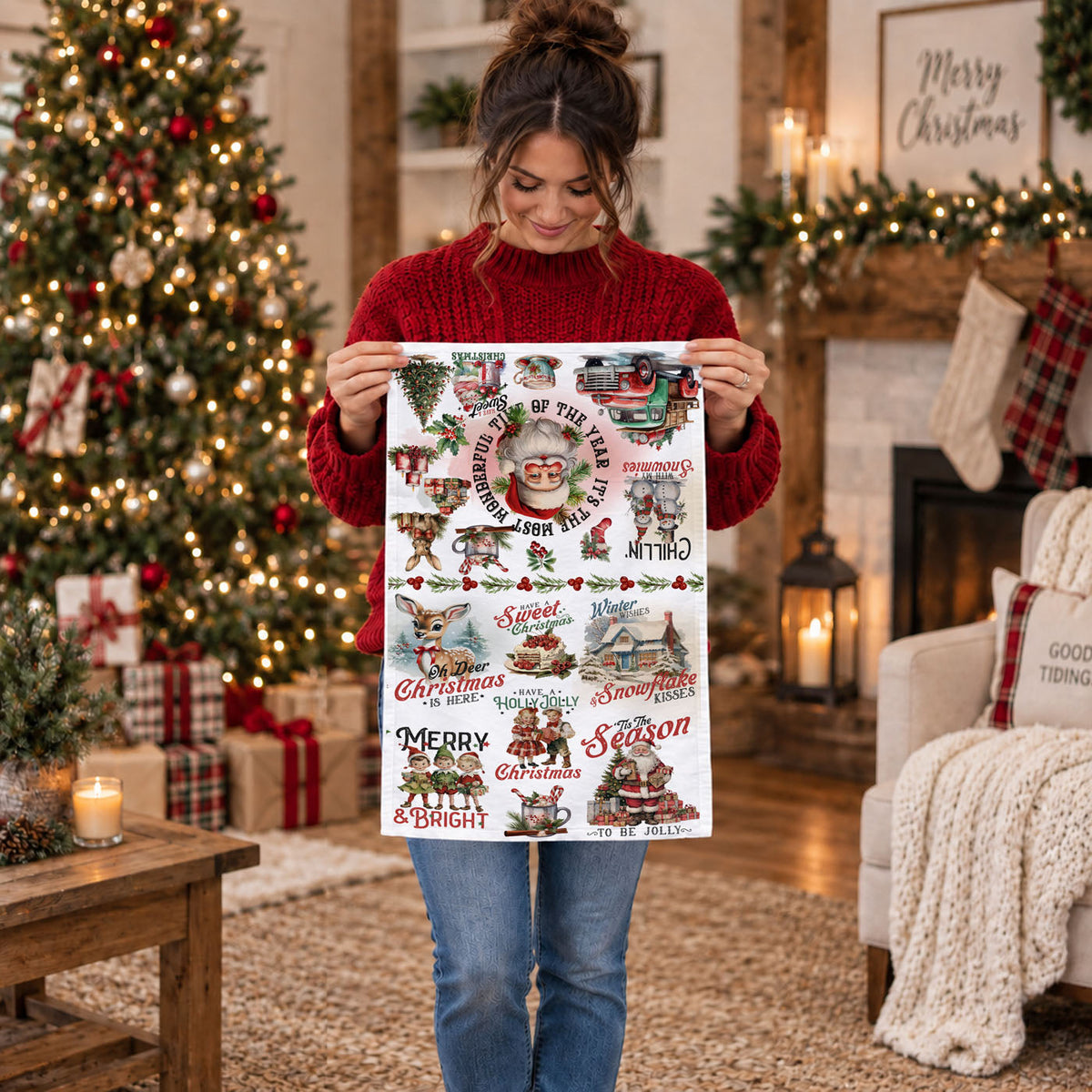 nostalgic holiday kitchen decor towel vintage home styling accessory
farmhouse christmas kitchen styling towel vintage inspired decor
cozy christmas home kitchen towel retro holiday decoration piece
vintage holiday decor towel for kitchen seasonal styling ideas
rustic christmas kitchen towel farmhouse holiday decorating accent