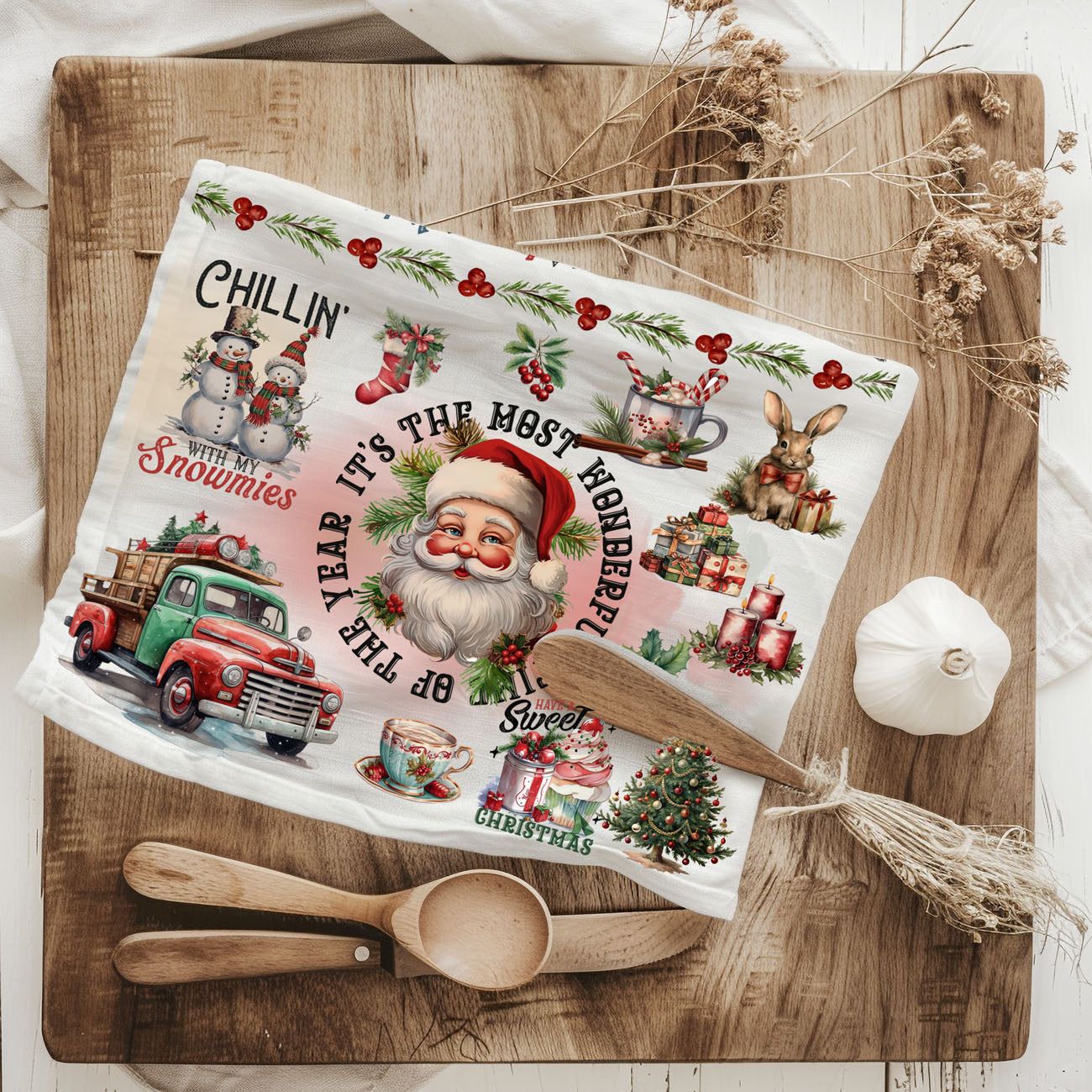 retro holiday graphic kitchen towel vintage christmas artwork style
old time christmas illustration tea towel farmhouse holiday decor
classic holiday characters kitchen towel vintage christmas art print style
retro christmas collage towel nostalgic holiday illustration decor
vintage holiday artwork kitchen towel cozy christmas scene design