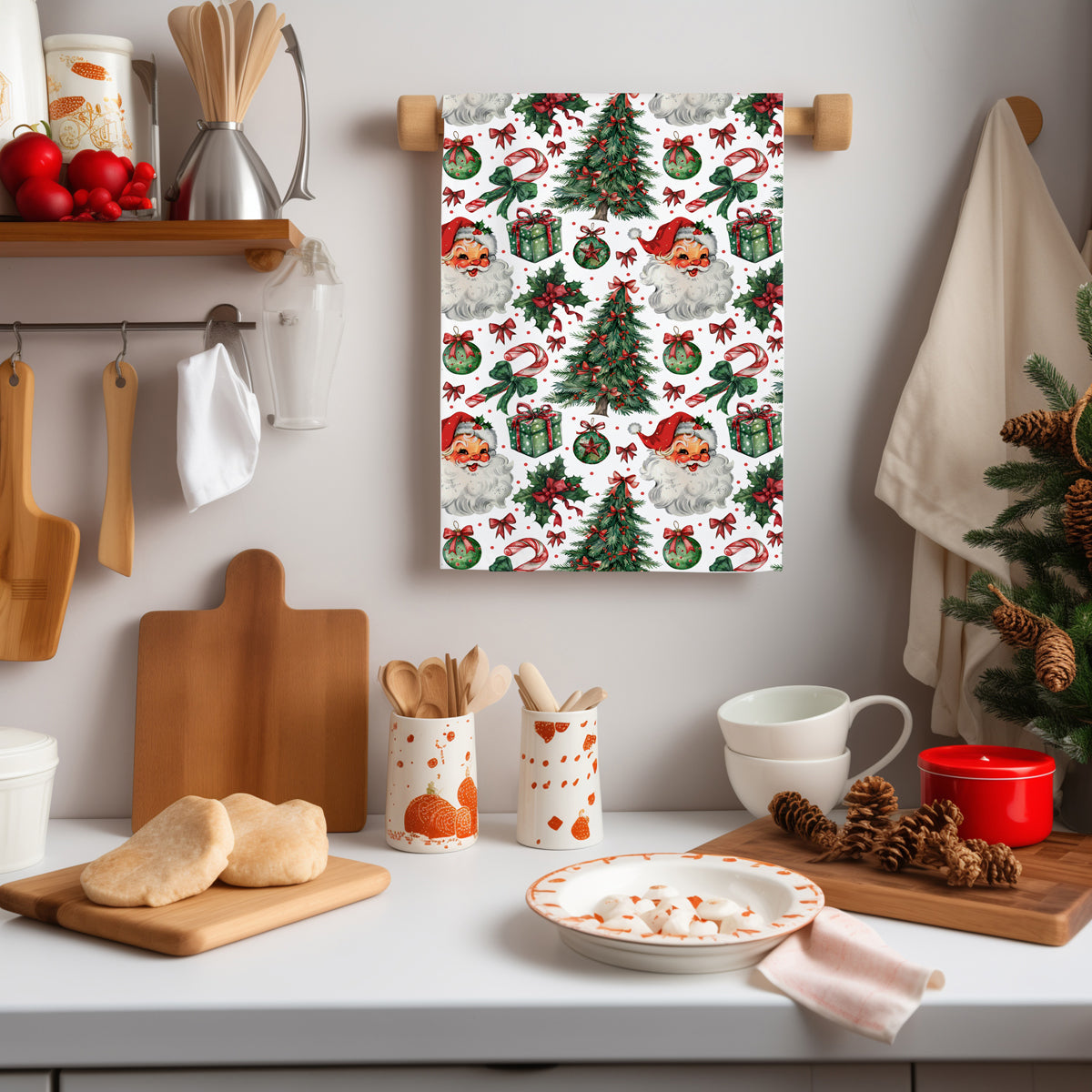 Traditional Christmas kitchen decor vintage
Classic Christmas kitchen towel traditional
Heritage Christmas kitchen decor towel
Old fashioned Christmas kitchen accessories