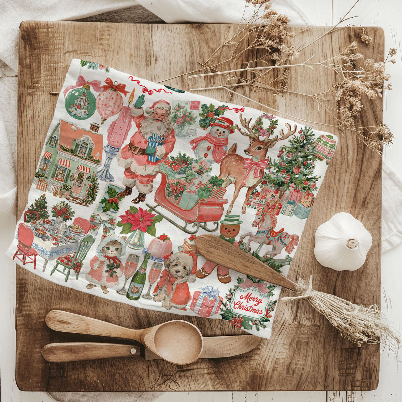 pink vintage santa face christmas kitchen towel aesthetic
retro pastel christmas kitchen towel pink santa decor
pink cottagecore christmas kitchen towel vintage holiday
shabby chic pink christmas towel retro santa design
pink christmas grandma aesthetic kitchen towel vintage