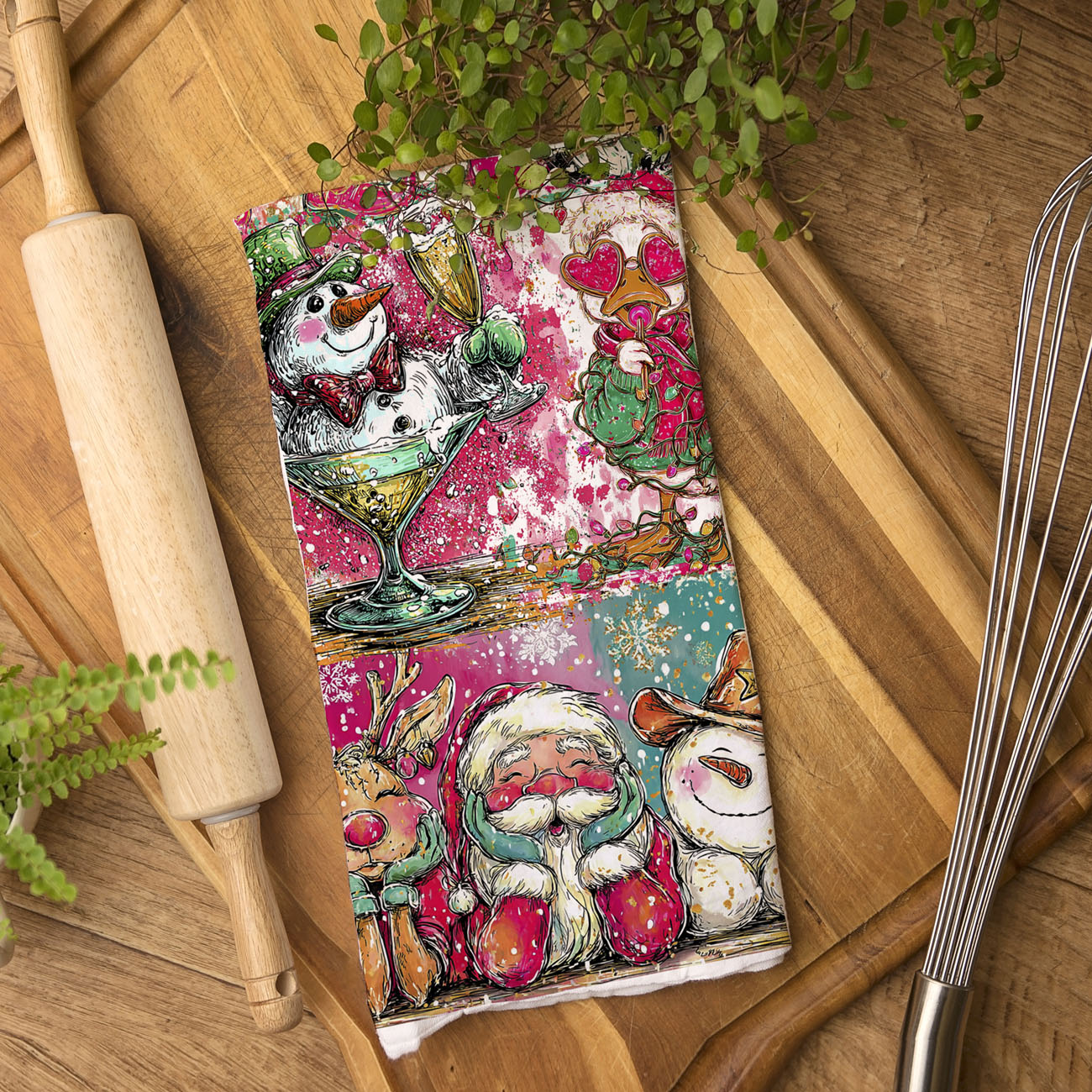 christmas kitchen towel for messy holiday cooking days
fun holiday towel for baking cookies christmas kitchen
kitchen towel for holiday cleanup and festive decor
decorative towel for christmas baking and hosting
