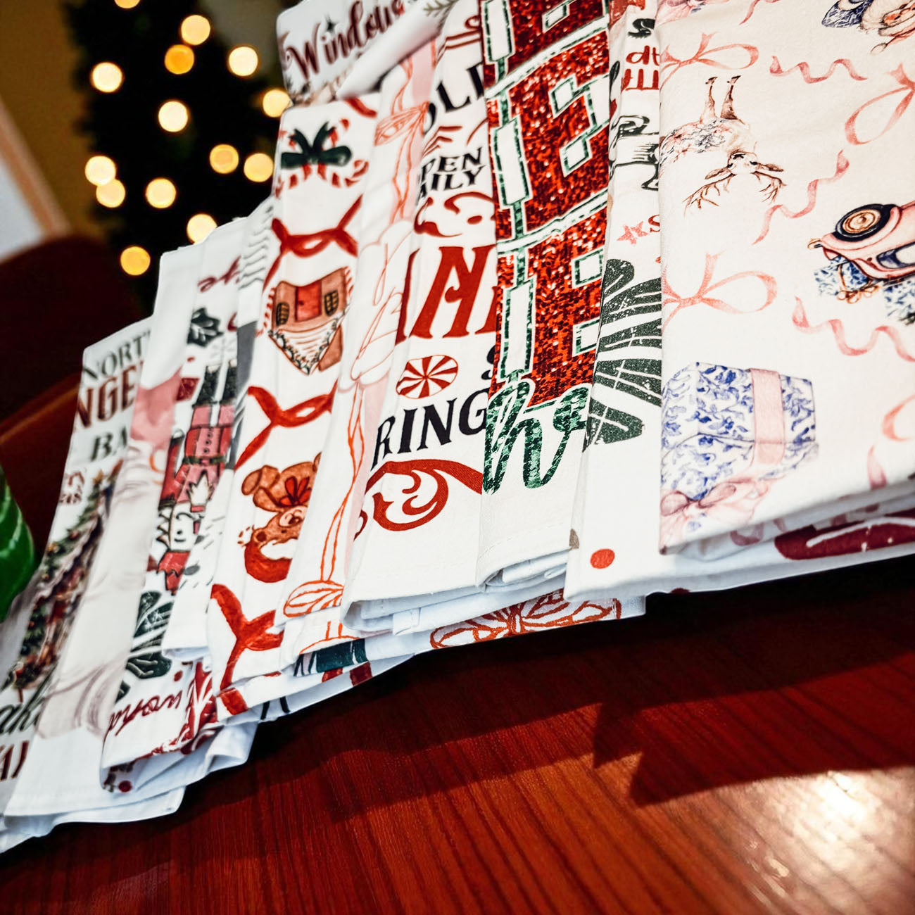 Vintage Santa Towels