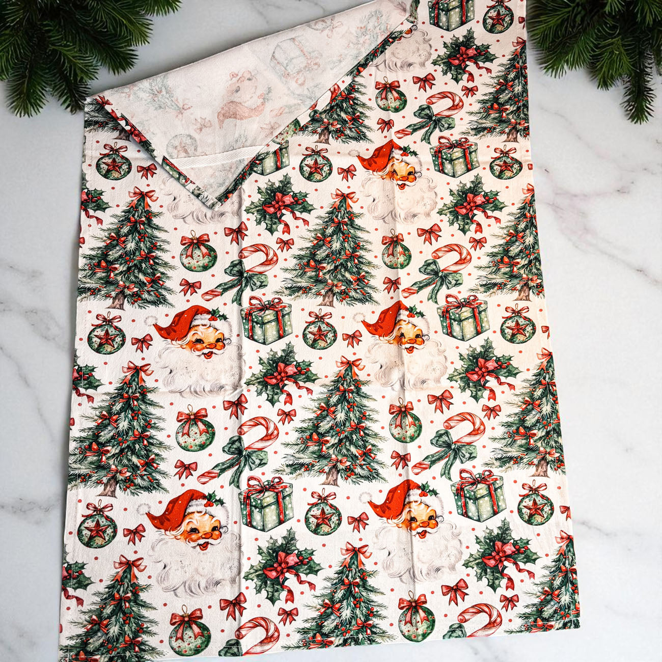 Vintage Santa Towels