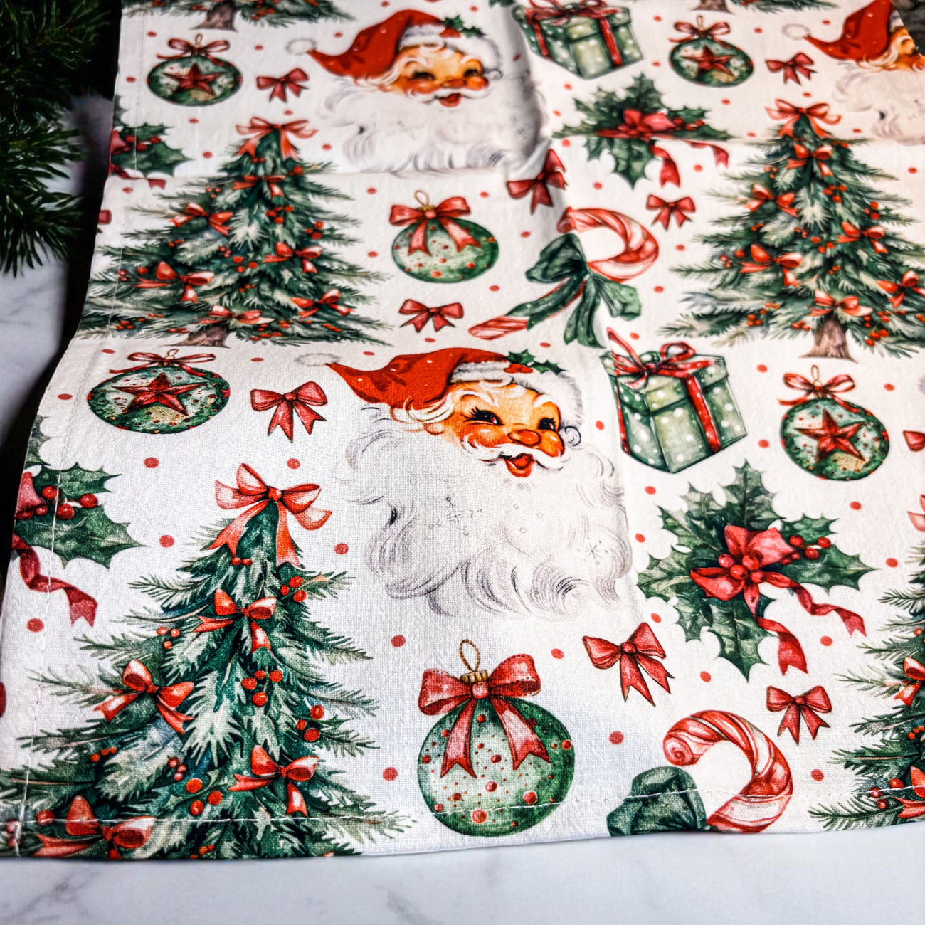 Vintage Santa Towels