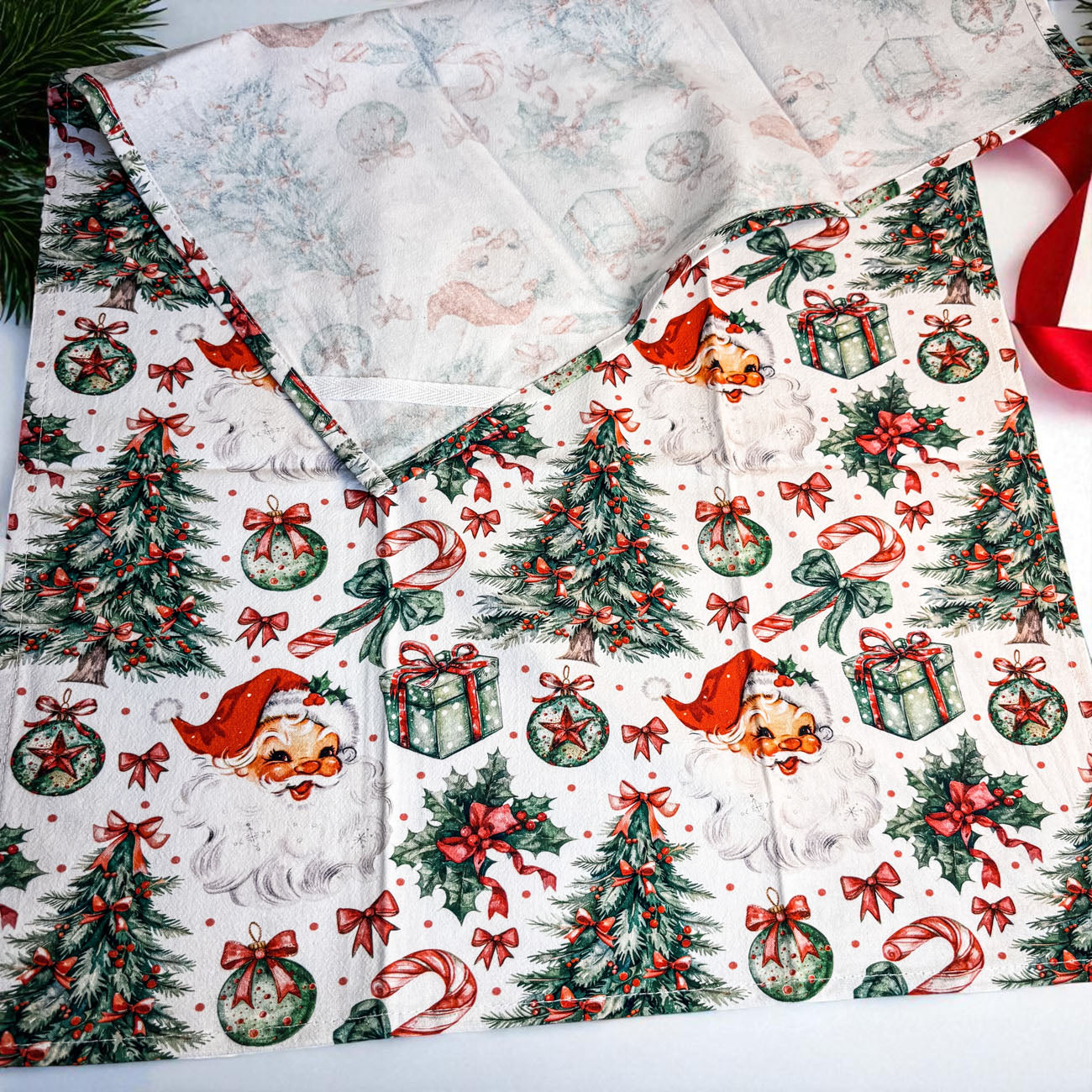 Vintage Santa Towels