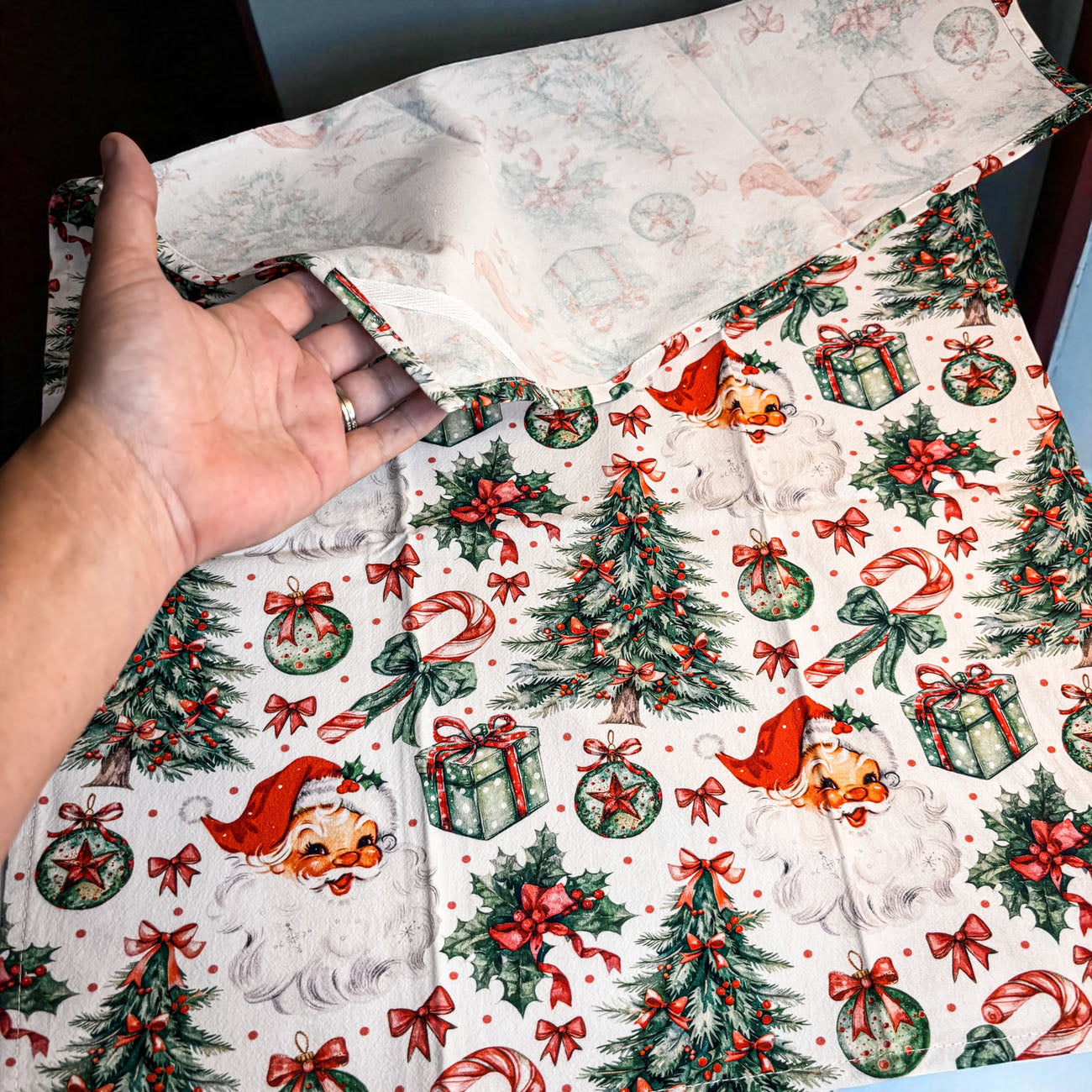 Vintage Santa Towels