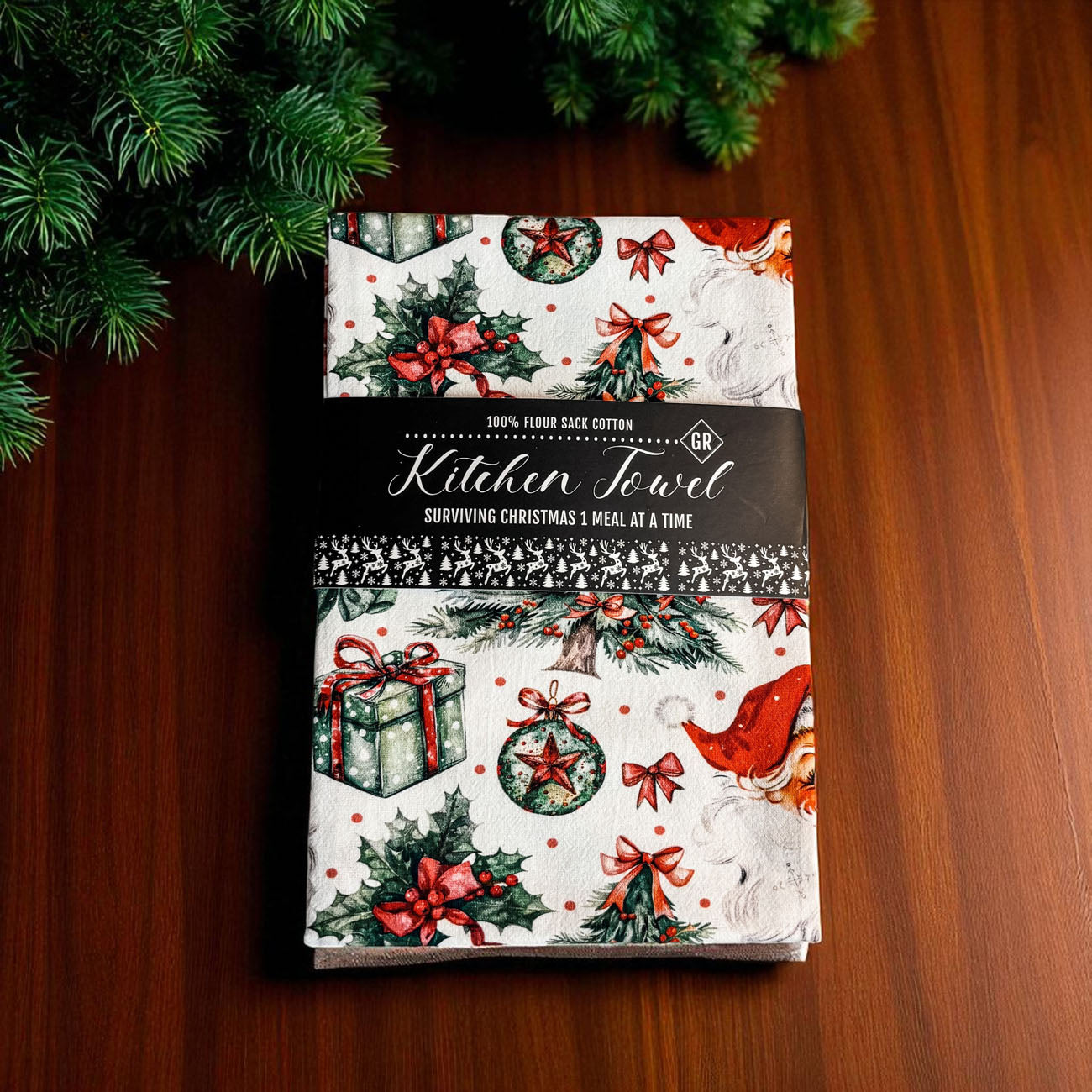 Vintage Santa Towels