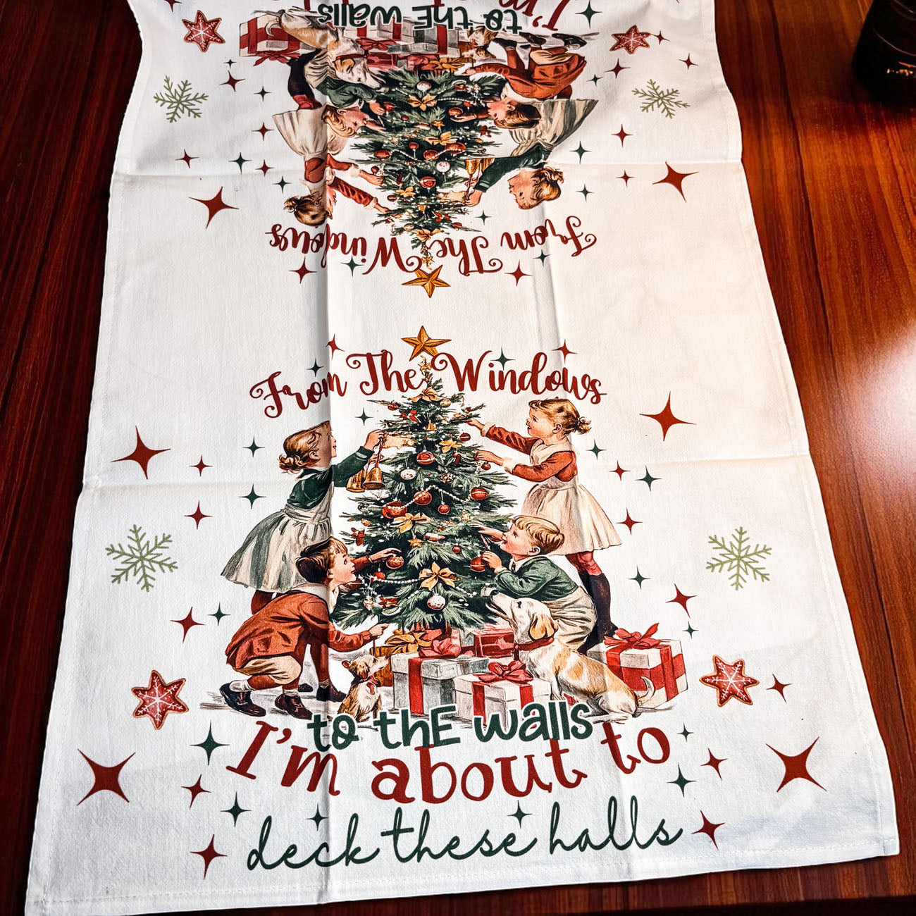 Heritage Christmas kitchen towel
Funny Christmas kitchen towel present
Christmas kitchen styling gift
Holiday kitchen decor music quotes