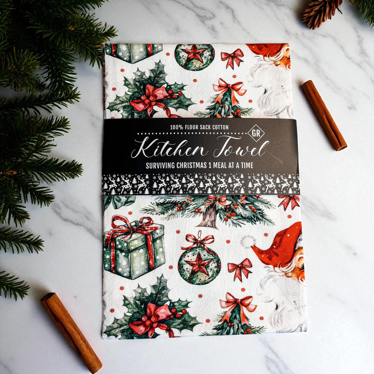 Vintage Santa Towels