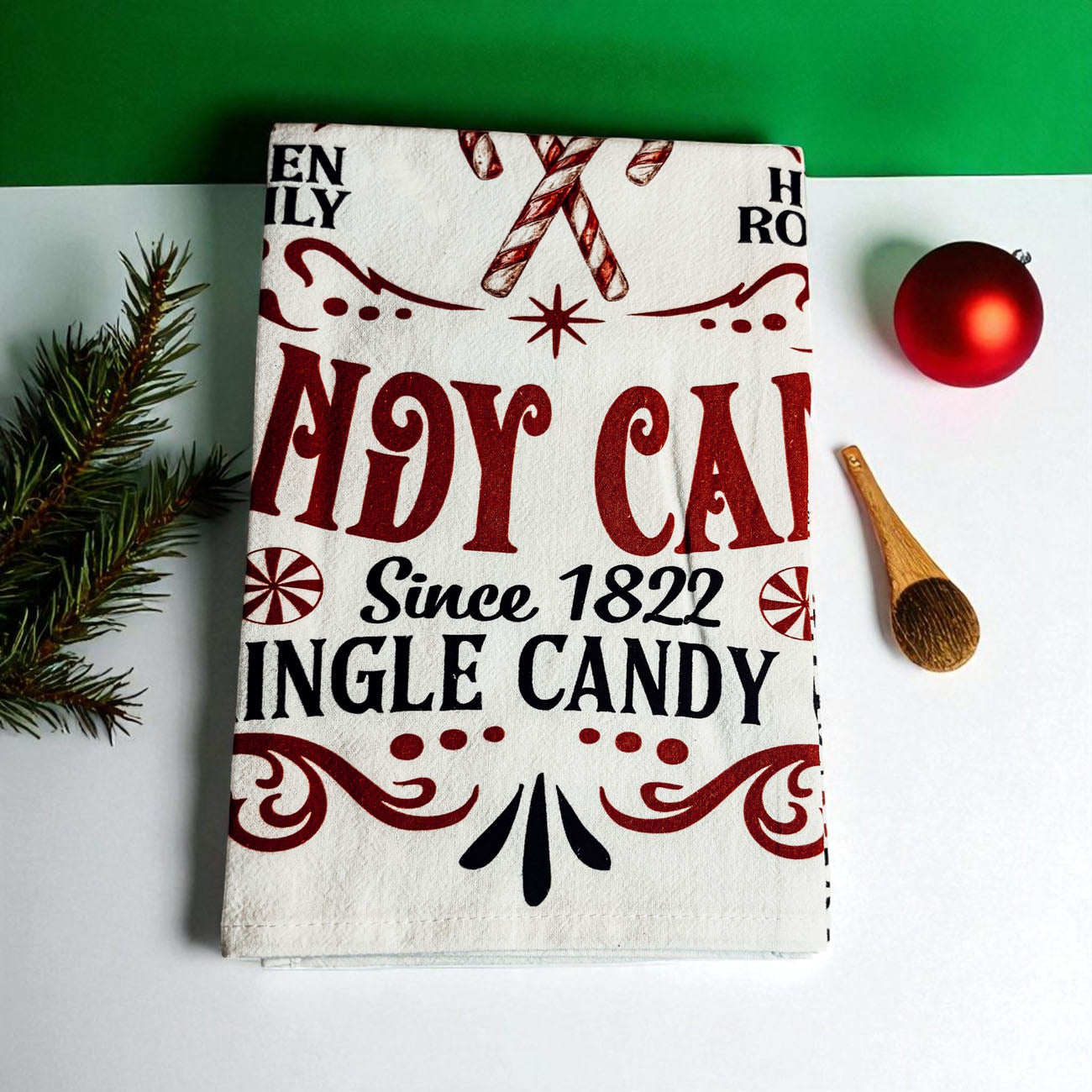 Holiday specialty home decor
Christmas memorabilia kitchen towel
Holiday collectible kit
Classic holiday kitchen styling