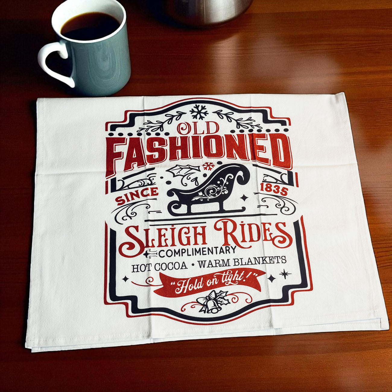 Christmas sleigh rides kitchen towel
Holiday sleigh rides kitchen decor
Vintage sleigh Christmas kitchen towel
Christmas handpicked kitchen accessories