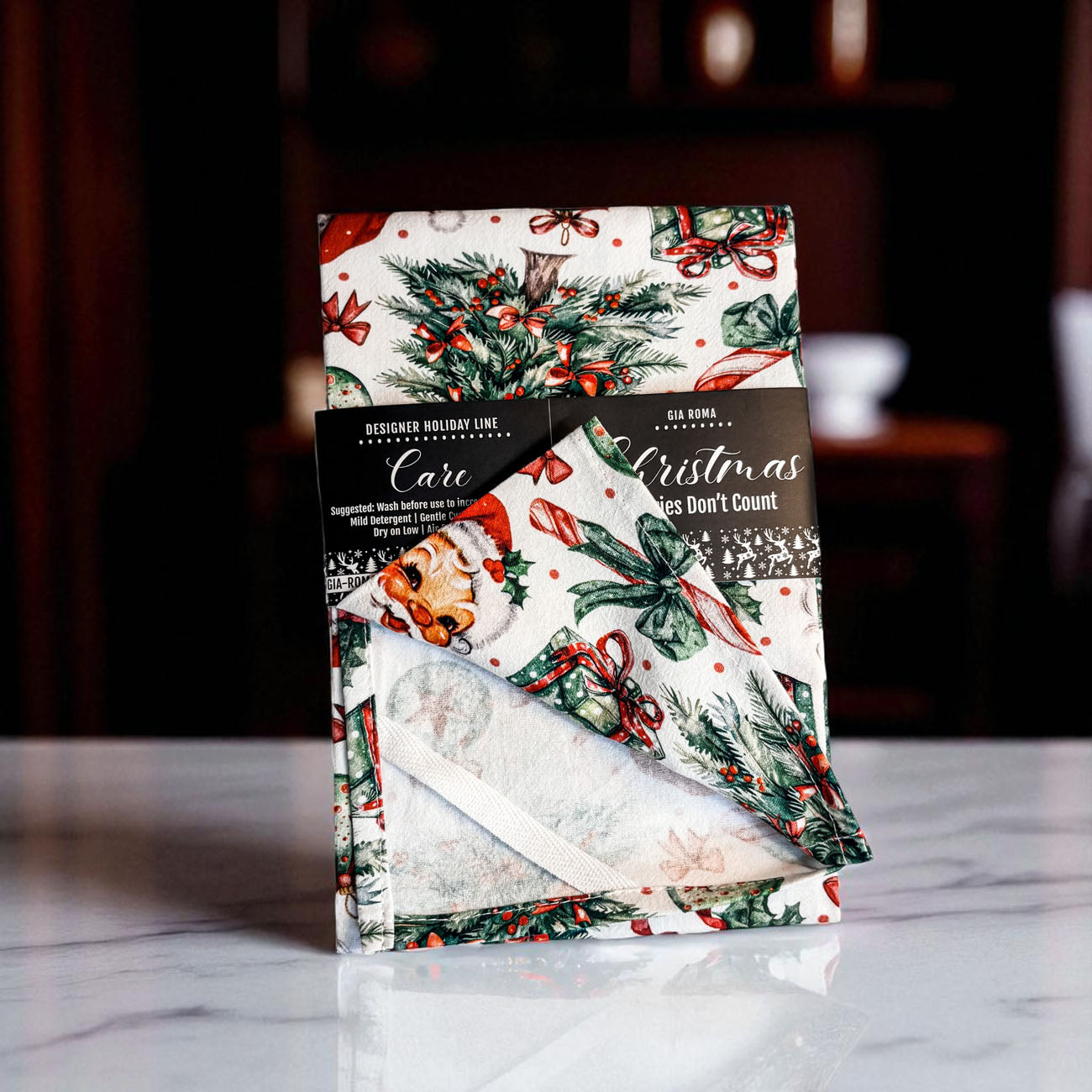 Vintage Santa Towels