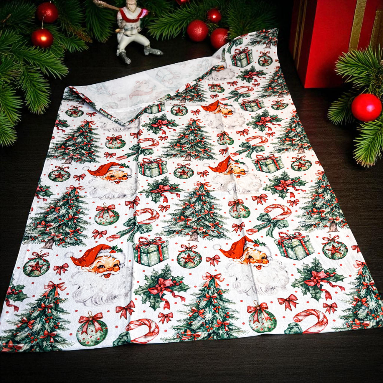 Vintage Santa Towels