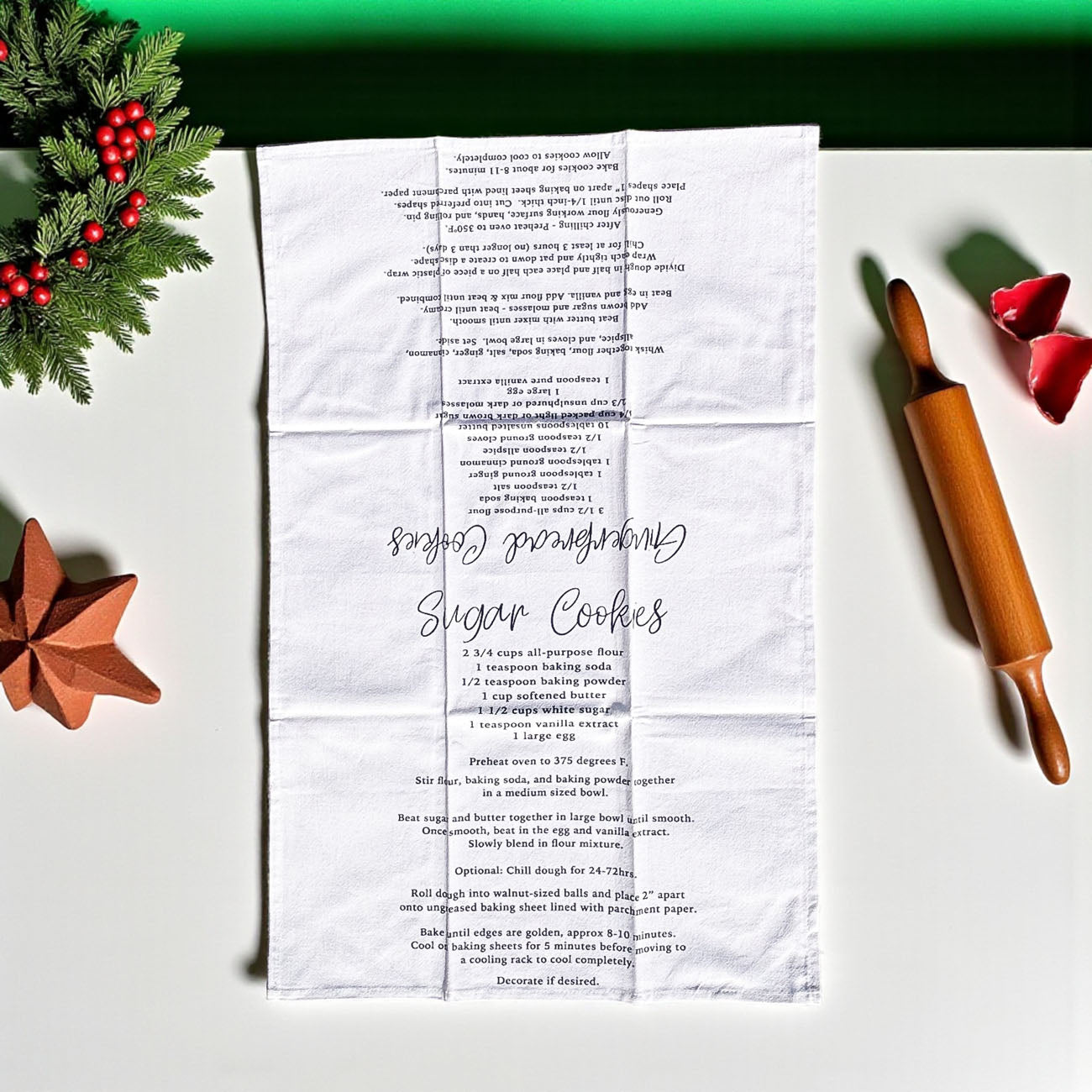 Premium holiday baking gifts
Quality Christmas kitchen decor
High end holiday kitchen towel
Christmas recipe kitchen towel design
Cookie recipe kitchen towel cotton
Holiday recipe kitchen towel baking