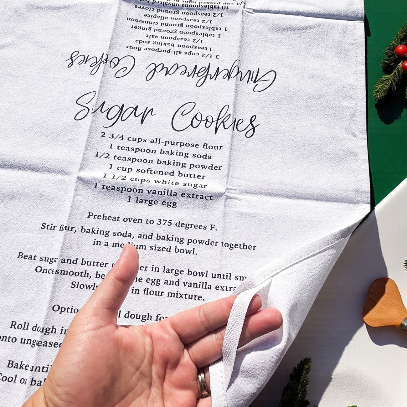 Holiday home chef kitchen accessories
Christmas home baker gifts
Home chef kitchen towel recipe
Recipe kitchen styling towel
Holiday recipe kitchen decor
Christmas recipe kitchen essentials
Functional kitchen decor recipe towel