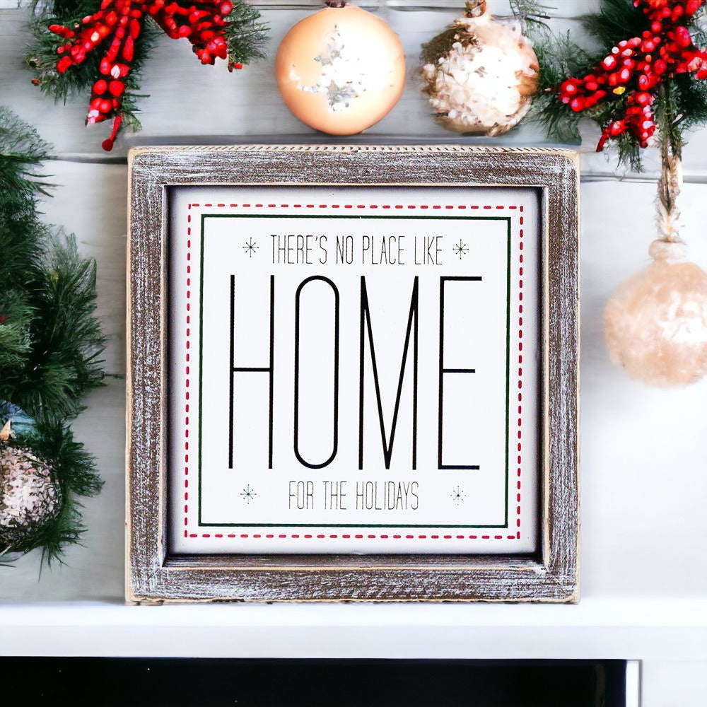 Cute Christmas sign for the home above mantle