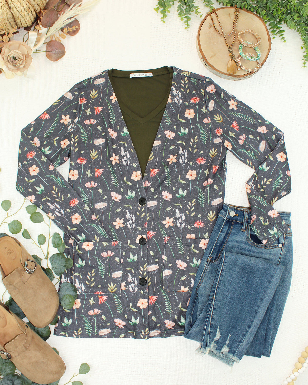 IN STOCK Cori Cardigan - Wildflower Meadow