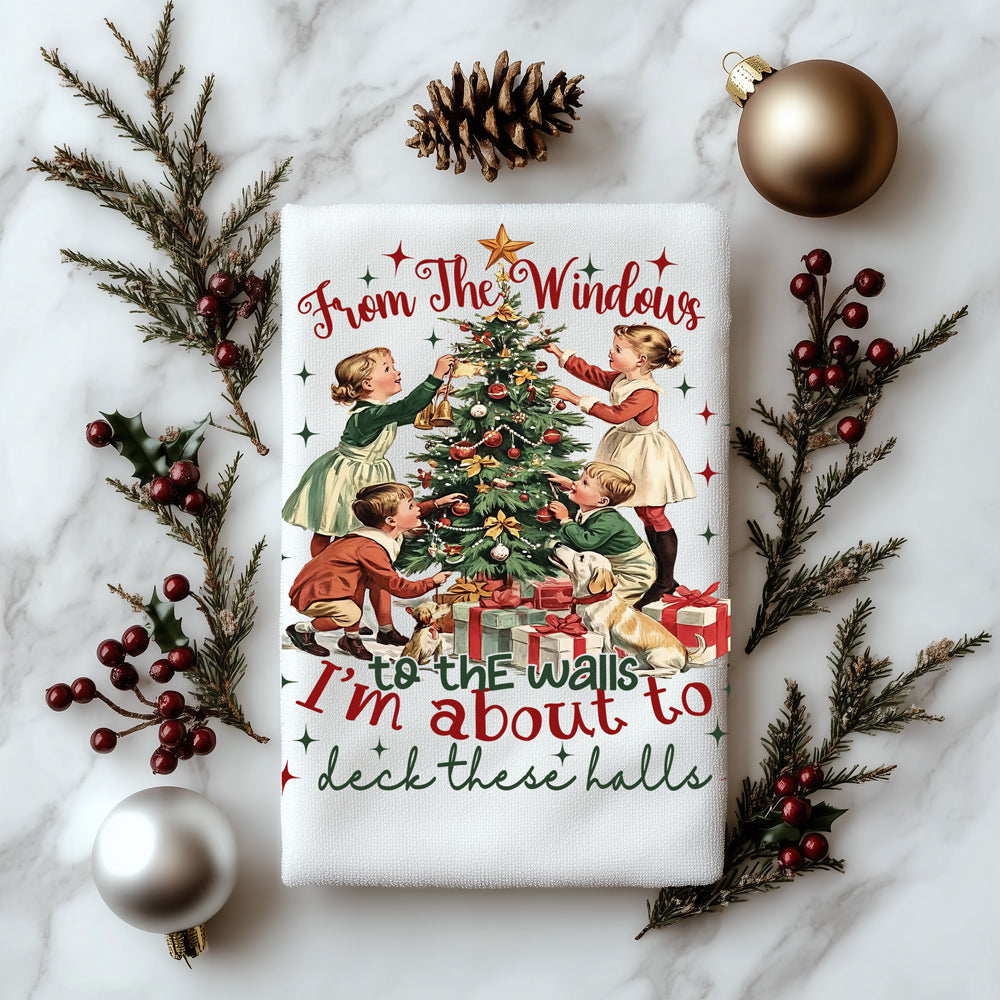 Vintage Christmas kitchen towel kids
Retro Christmas kitchen decor towel
Vintage holiday kitchen towel design
Classic Christmas kitchen towel vintage