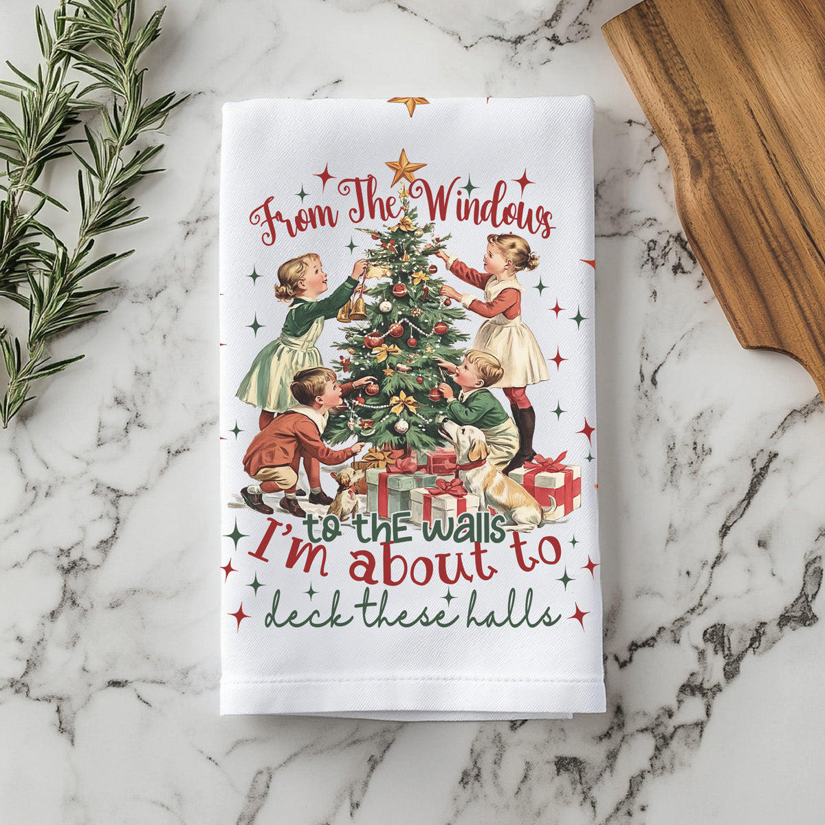 Funny Christmas kitchen towel deck halls
Christmas kitchen towel vintage kids
Deck the halls kitchen towel funny
Vintage Christmas kitchen towel humor
funny christmas flour sack towel with nostalgic graphics