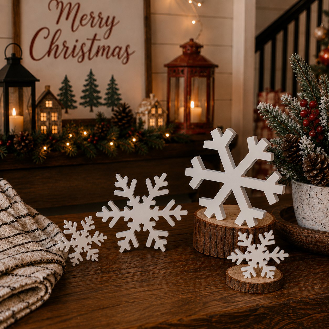 Frosted Snowflakes